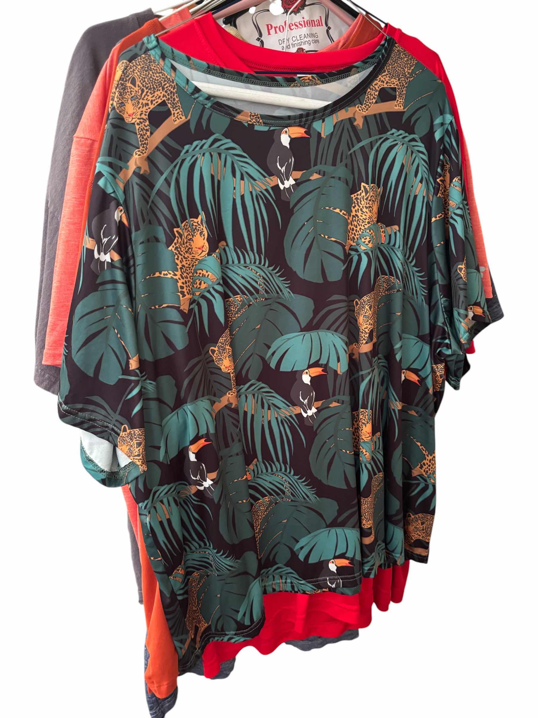 Photo 1 of SHIRTS, ROBES, SWEATERS SIZE 2X & SIZE XL SLIPPERS