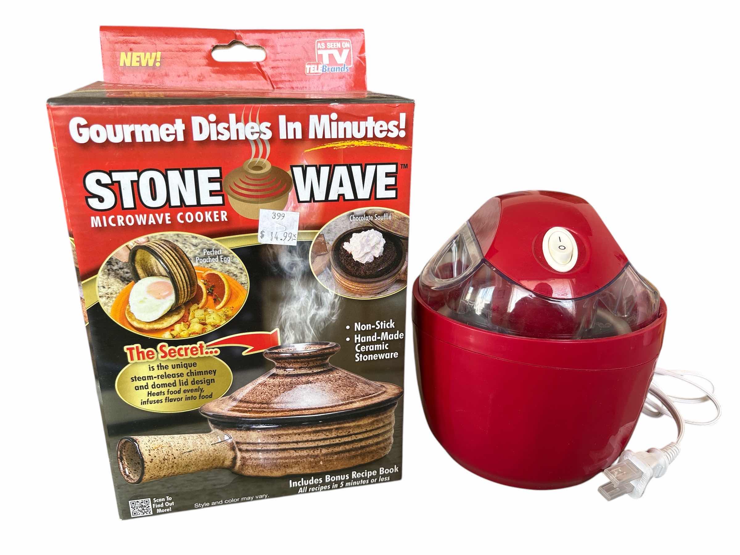 Photo 1 of (2)PCS ICE CREAM MAKER & MICROWAVE COOKER