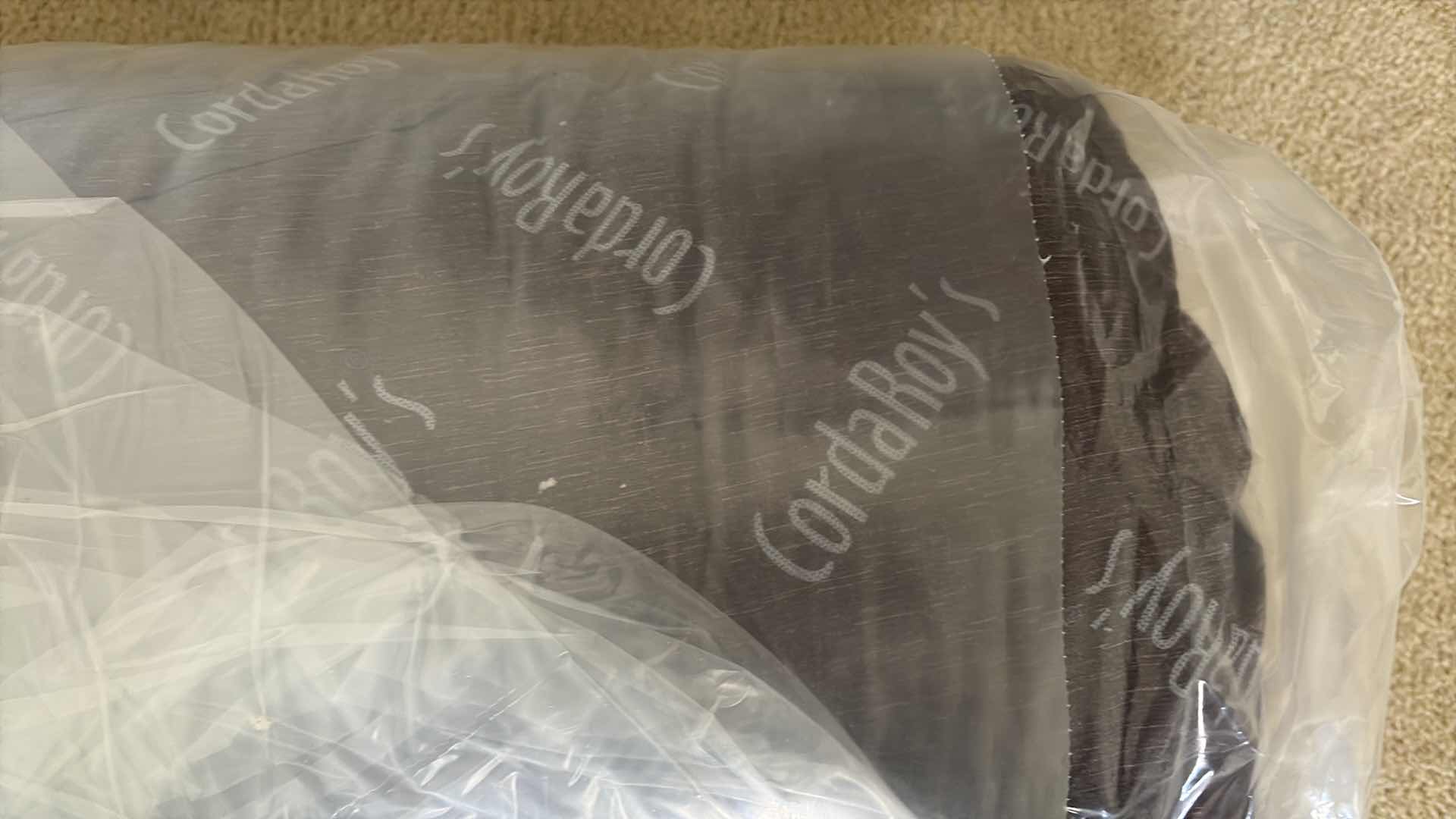 Photo 1 of NEW CORDAROYS CHENILLE CONVERTIBLE SLEEPER ESPRESSO BEAN BAG SIZE UNKNOWN