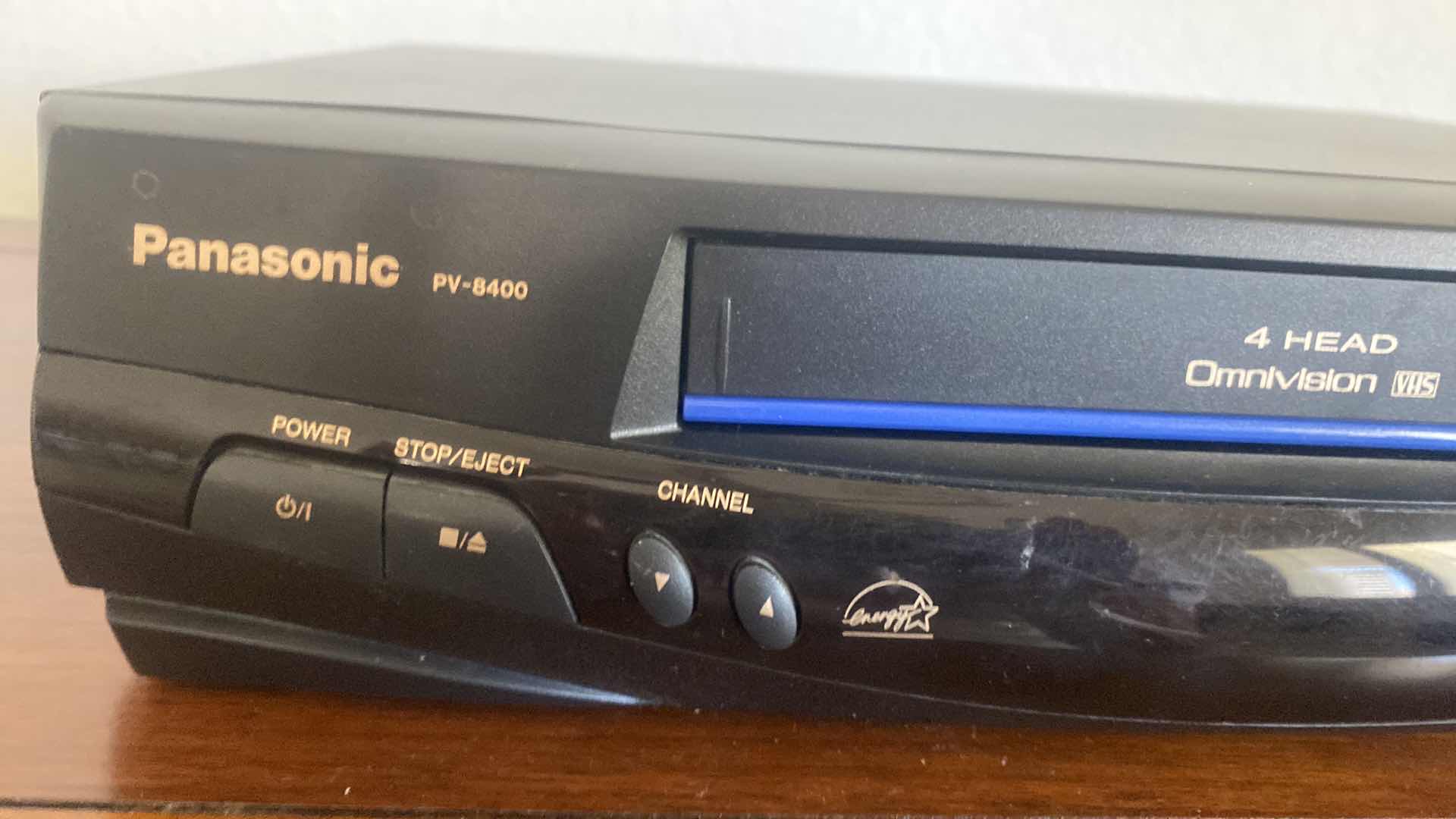 Photo 1 of PANASONIC 4-HEAD OMNI VISION, VHS PLAYER MODEL PV – 8400