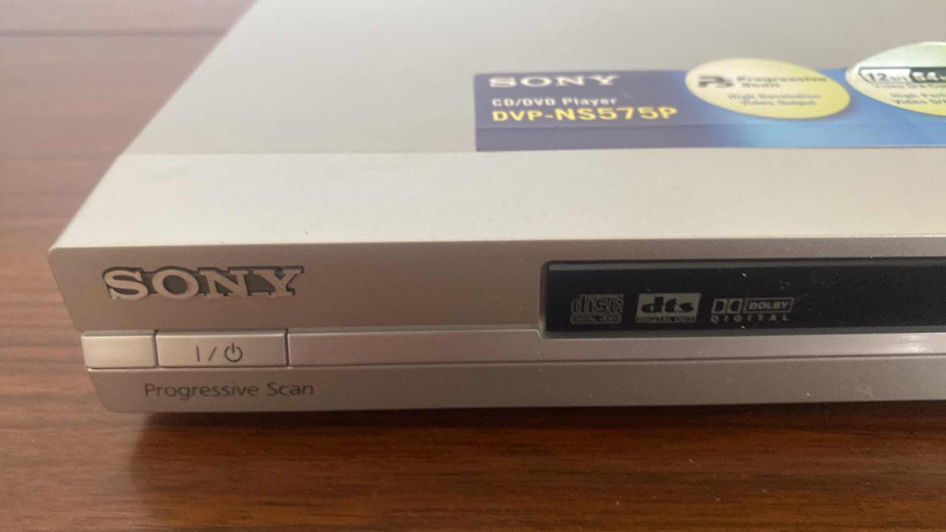 Photo 1 of SONY PROGRESSIVE SCAN DVD/CD PLAYER MODEL DVP – NS575P