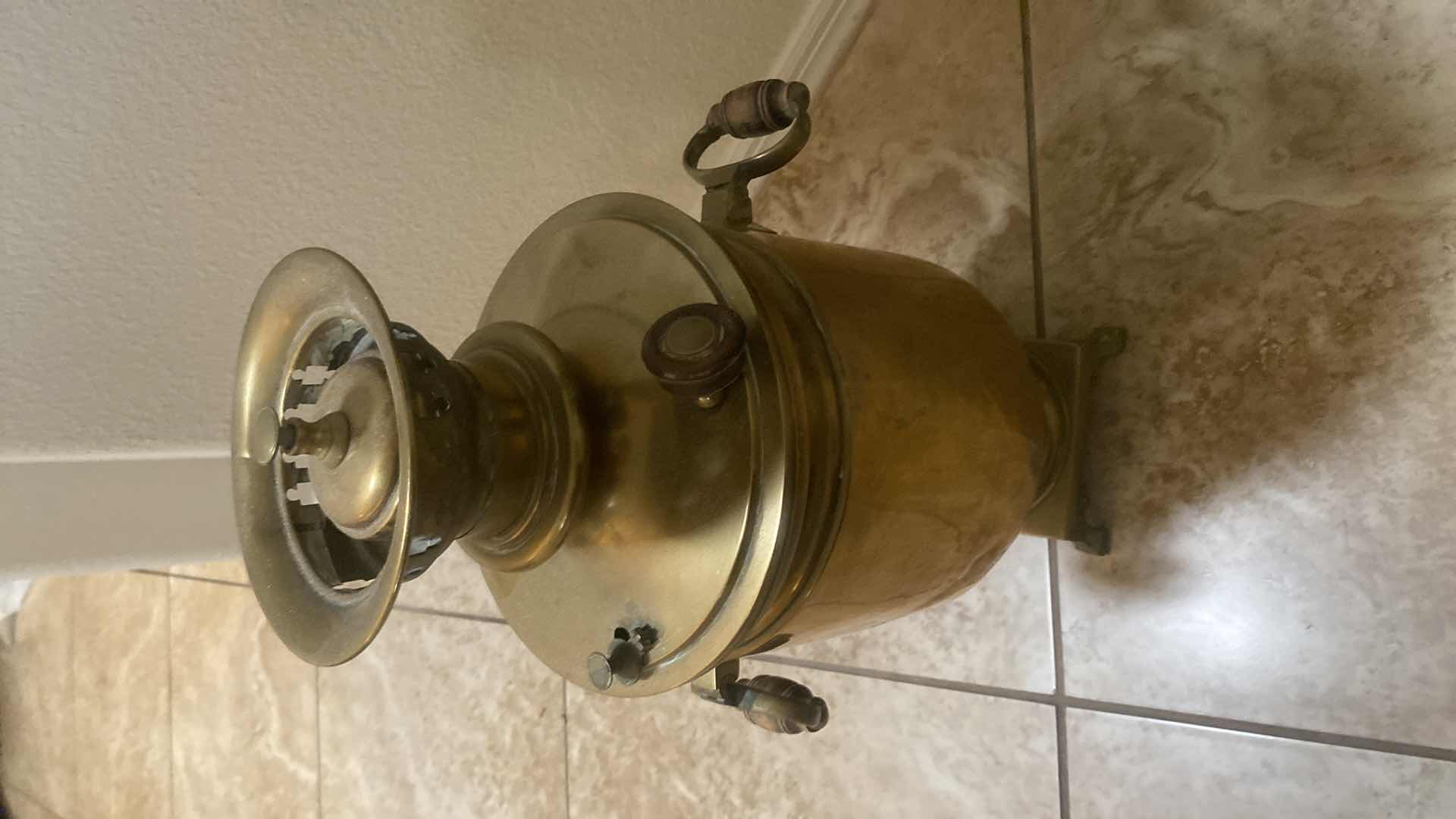 Photo 1 of ANTIQUE BRASS SAMOVAR H19”