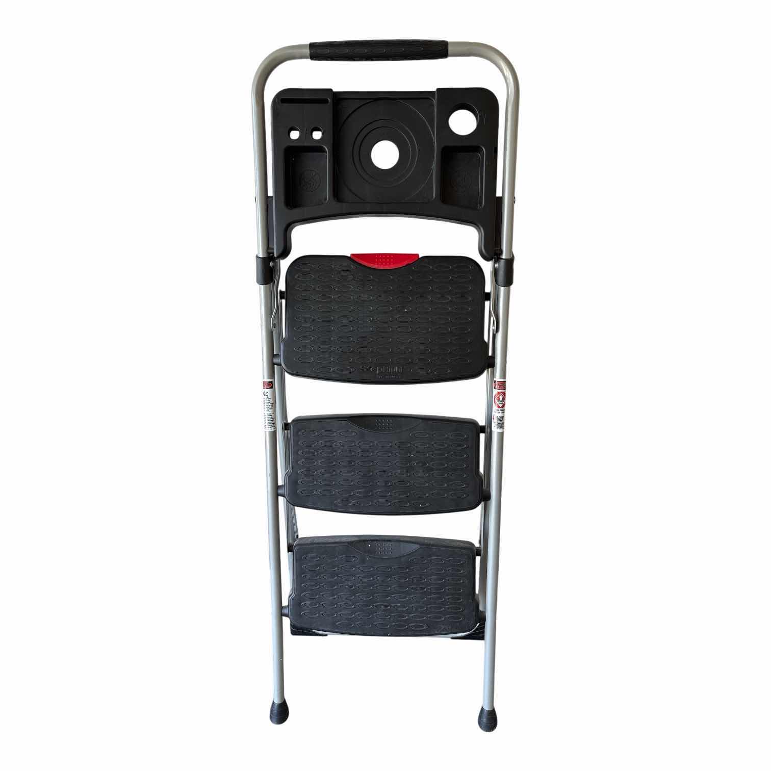 Photo 1 of STEP RIGHT 3-STEP FOLDING STEP STOOL W/TRAY H47”