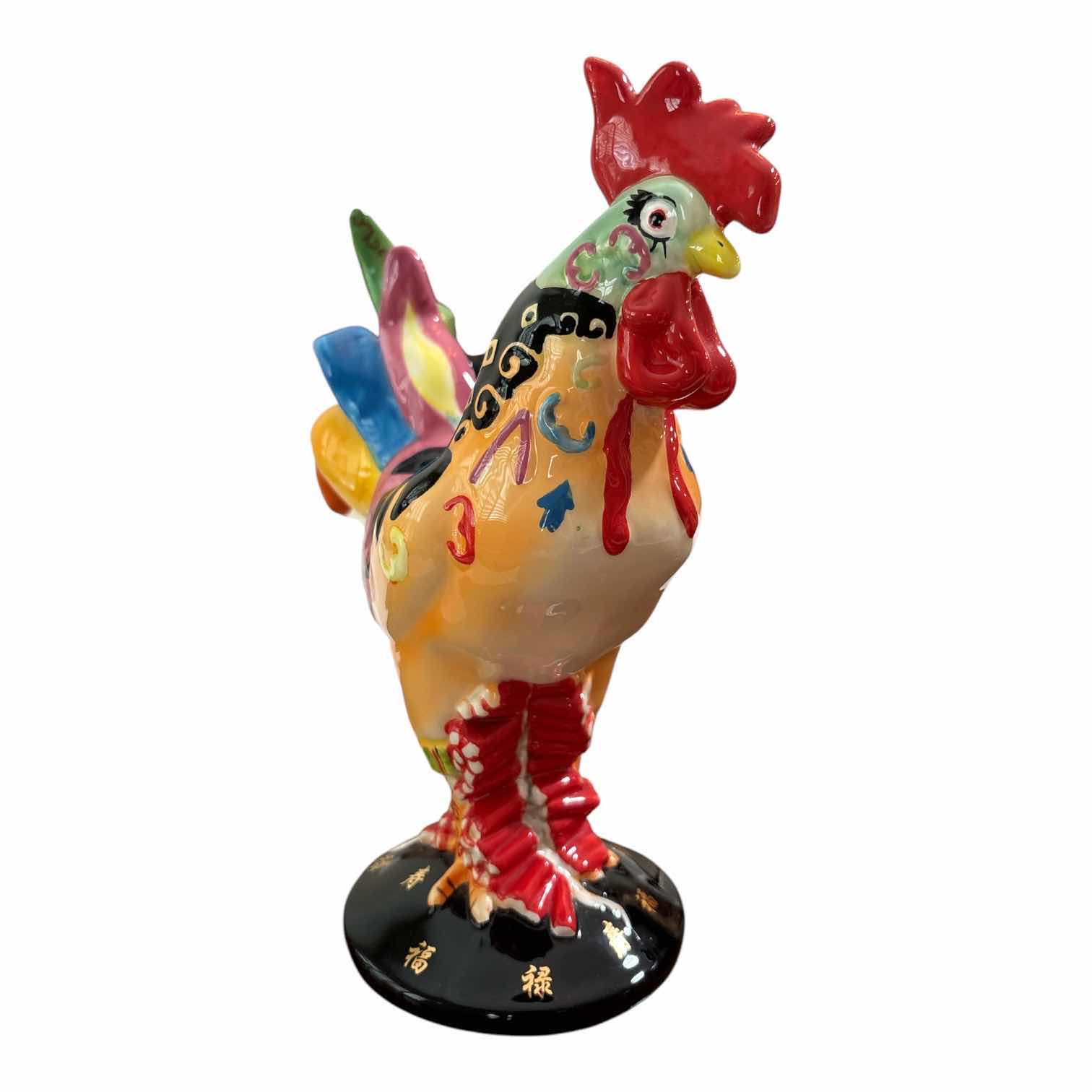 Photo 1 of KUNG PAO ROOSTER “POULTRY IN MOTION” FIGURINE H10”