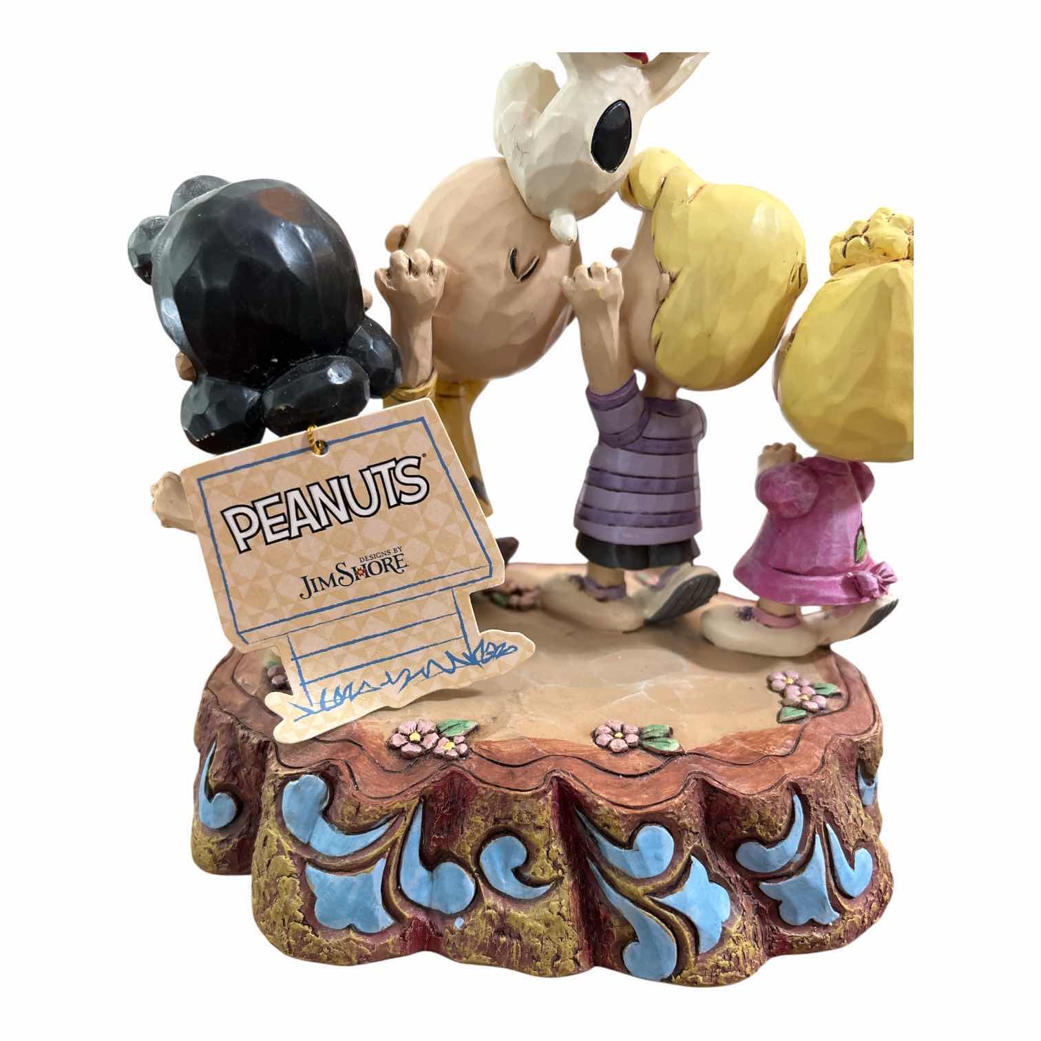 Photo 1 of JIM SHORE PEANUTS “HOORAY” 65TH ANNIVERSARY FIGURINE H8.5”