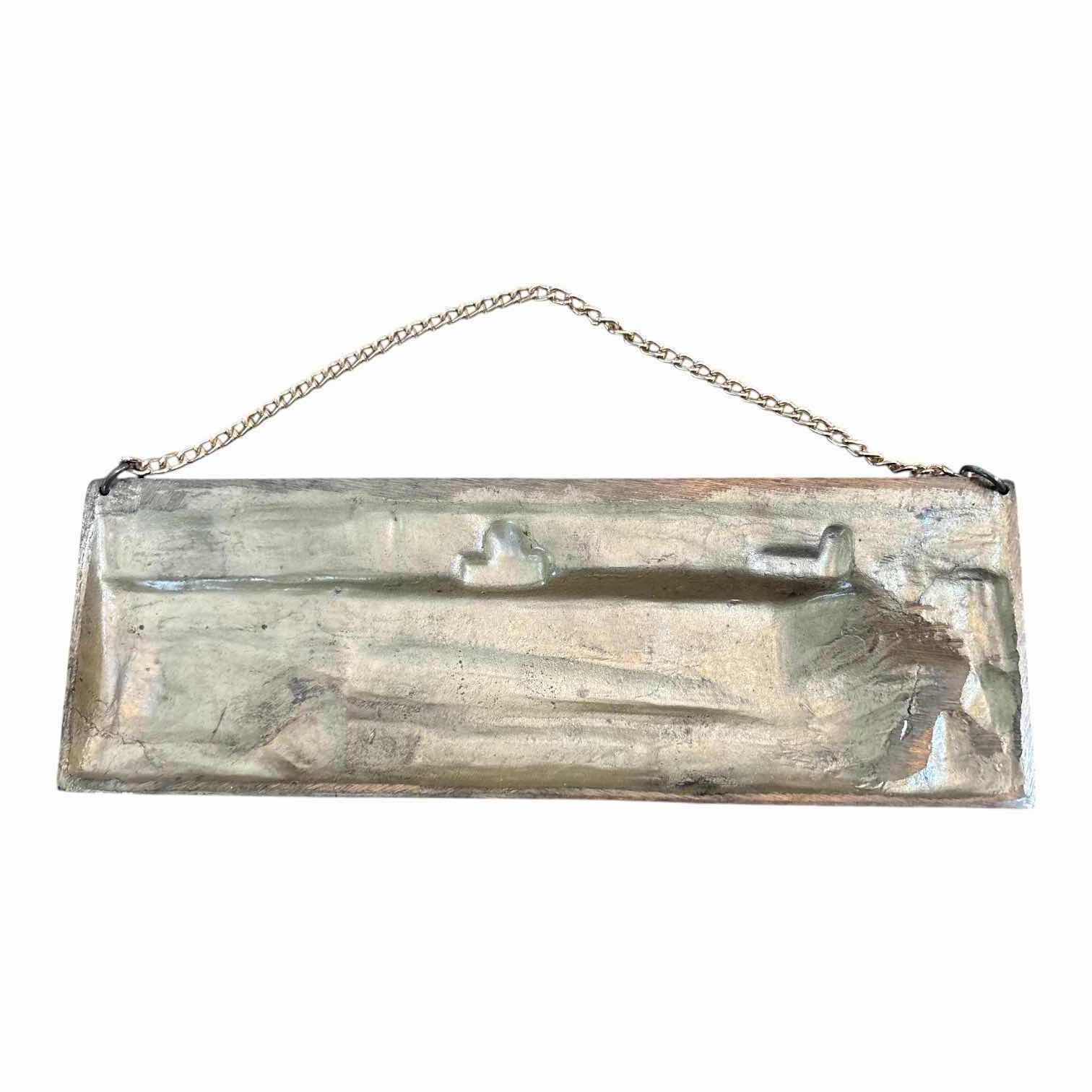Photo 1 of BRASS JERUSALEM PLAQUE H3.5”