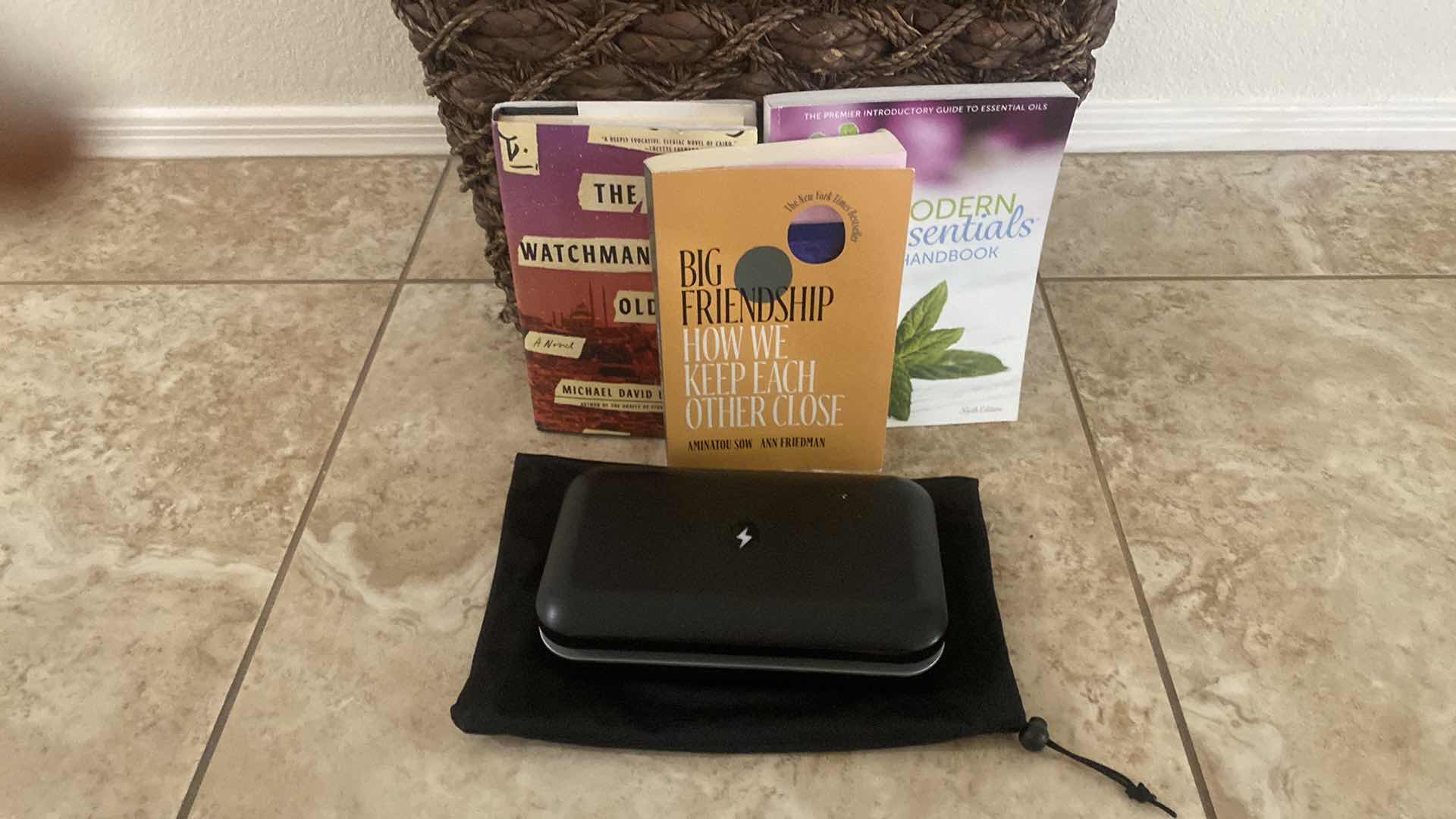 Photo 1 of BASKET THREE BOOKS AND STERILIZER