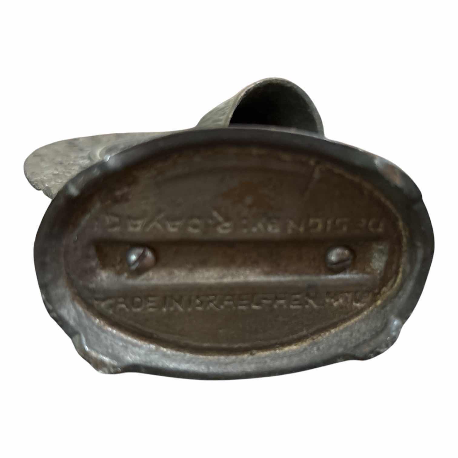 Photo 1 of VINTAGE BRASS ISRAEL SHALOM 25TH ANNIVERSARY BELL H6.25” $85