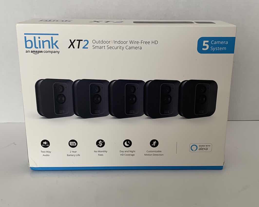 Photo 1 of BLINK XT2 OUTDOOR INDOOR WIRE-FREE HD SMART SECURITY CAMERAS SET OF 5