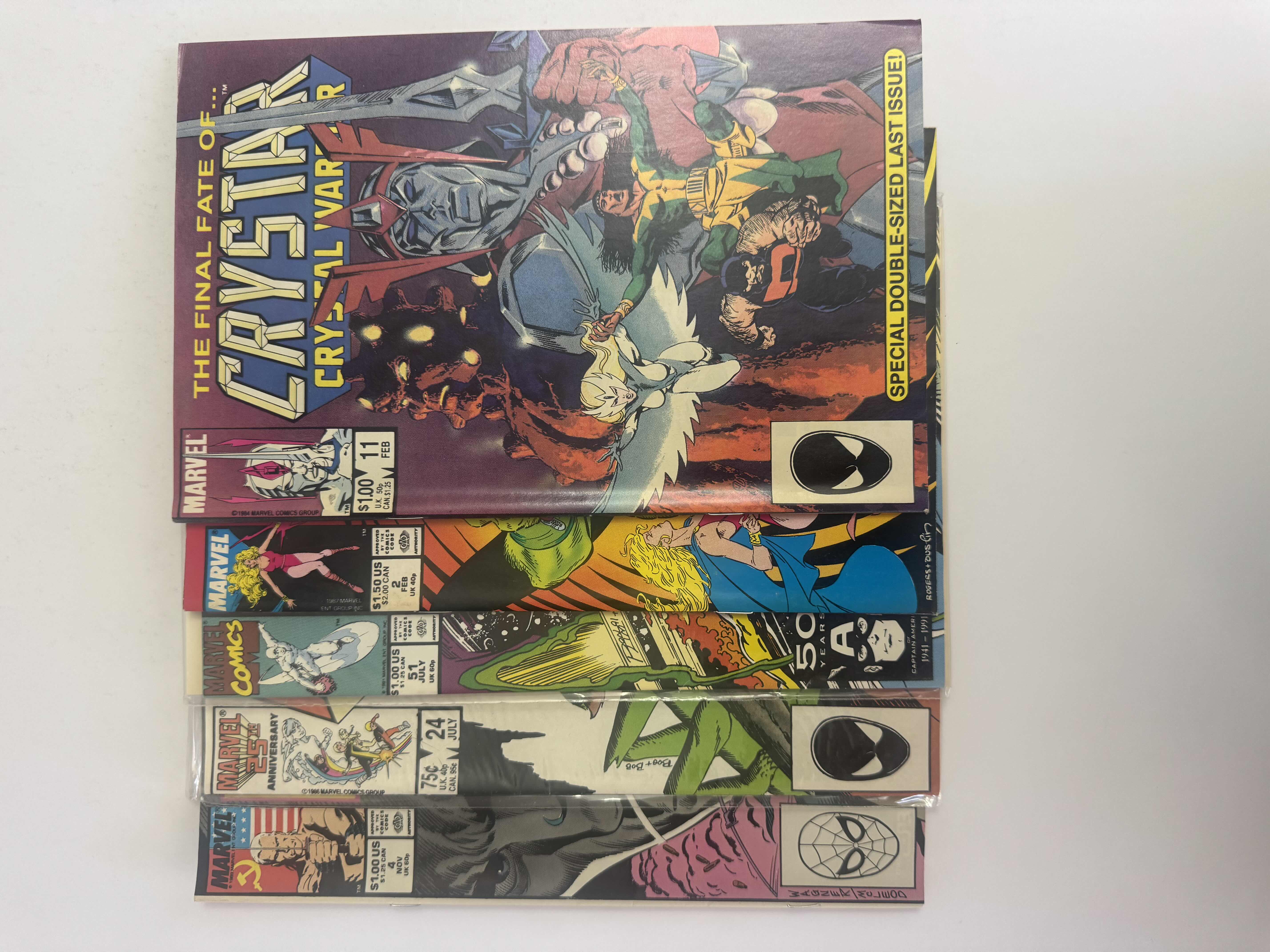 Photo 1 of 5- VINTAGE MARVEL COMIC BOOKS