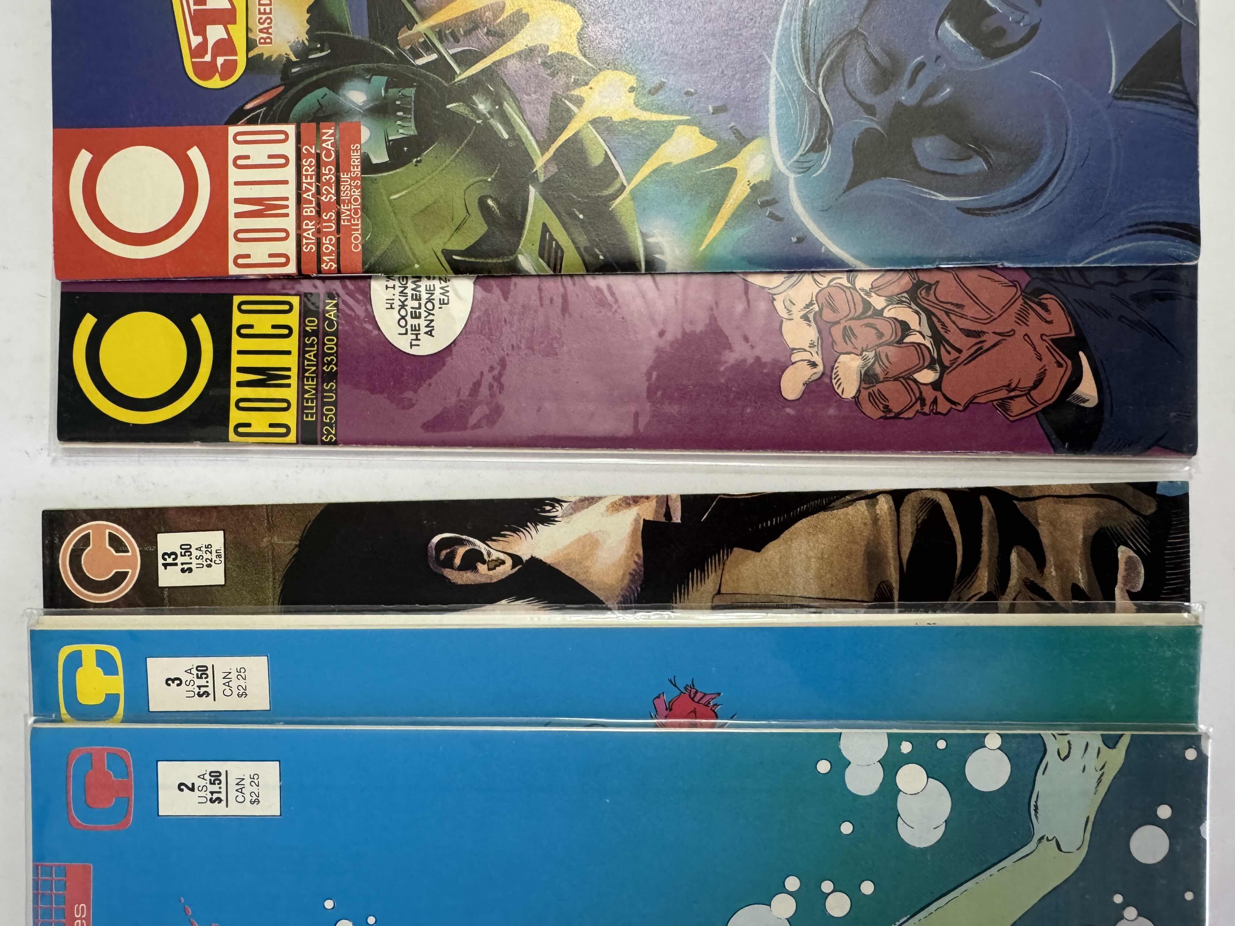 Photo 1 of 5- VINTAGE COMICO COMIC BOOKS
