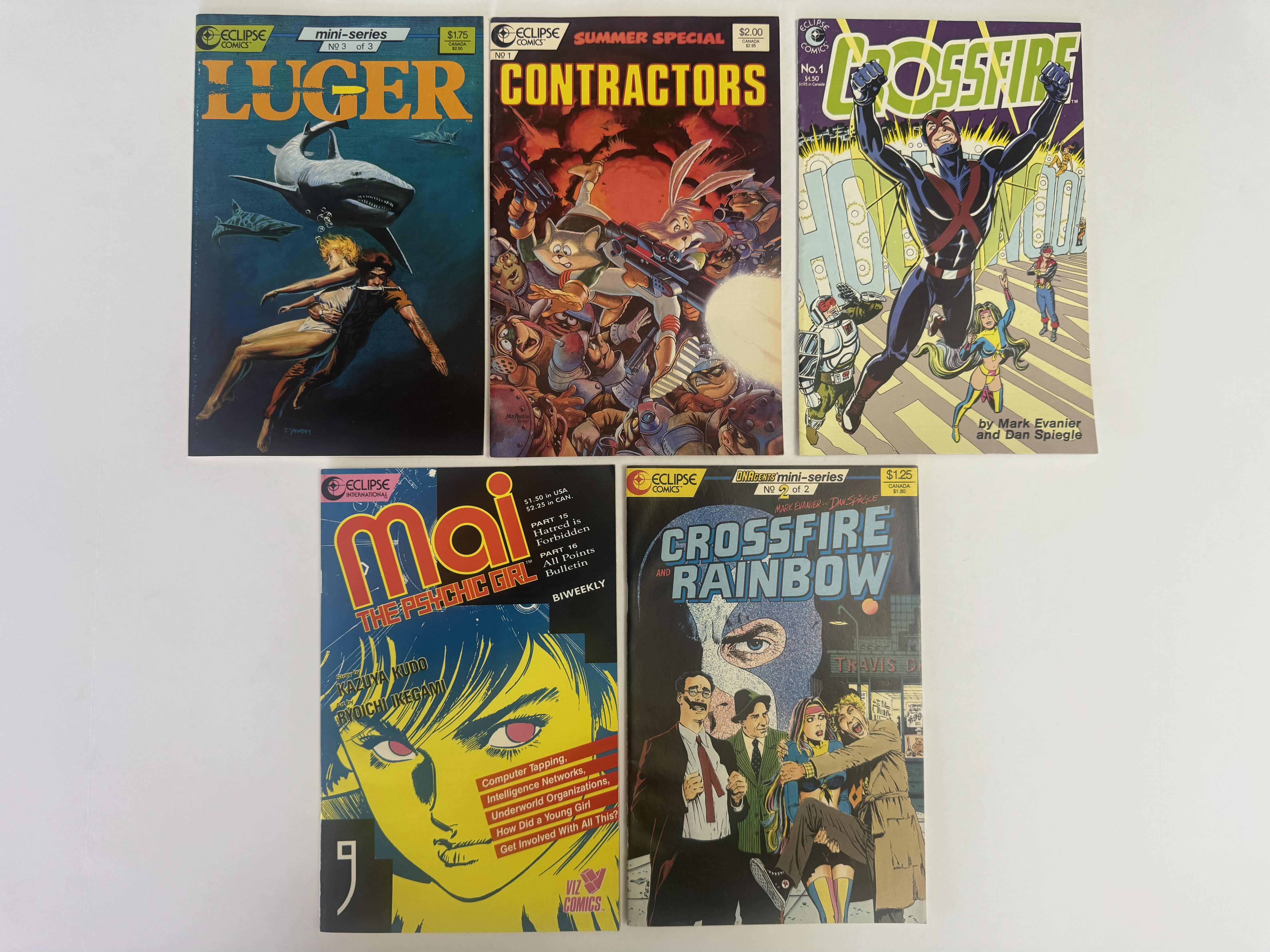 Photo 1 of 5- VINTAGE ECLIPSE COMIC BOOKS