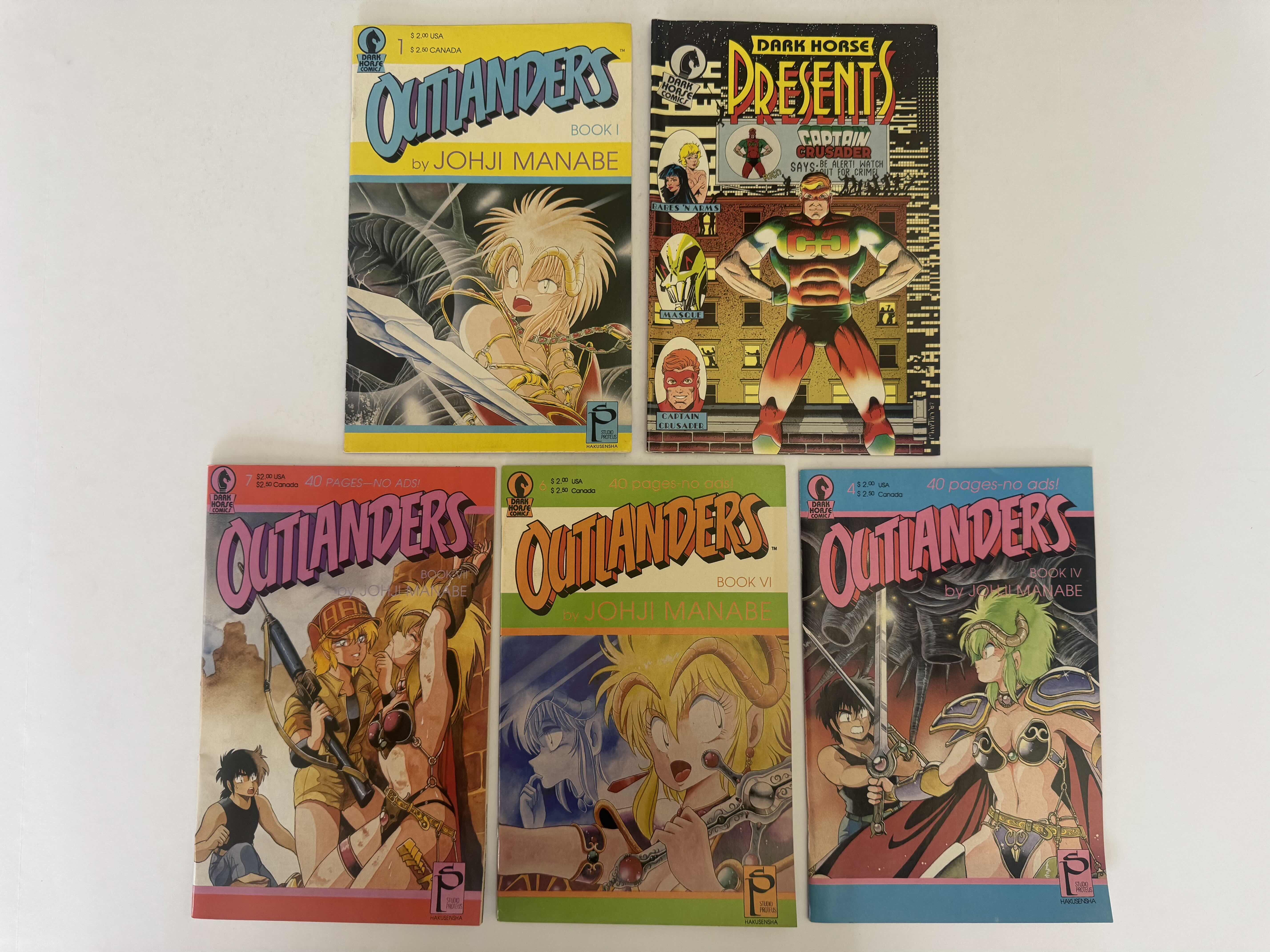 Photo 1 of 5- VINTAGE DARKHORSE COMIC BOOKS
