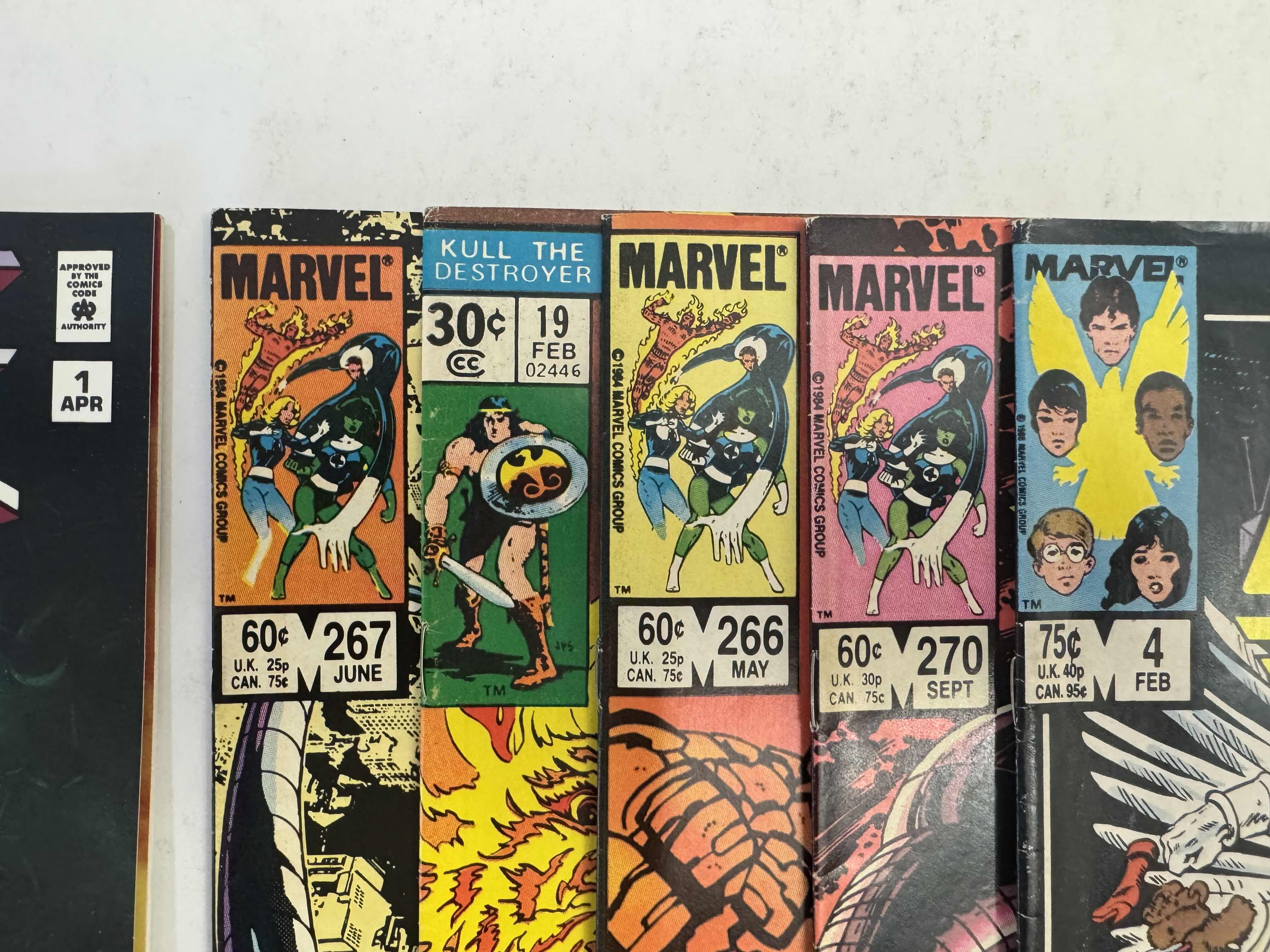 Photo 1 of 6- VINTAGE MARVEL COMIC BOOKS