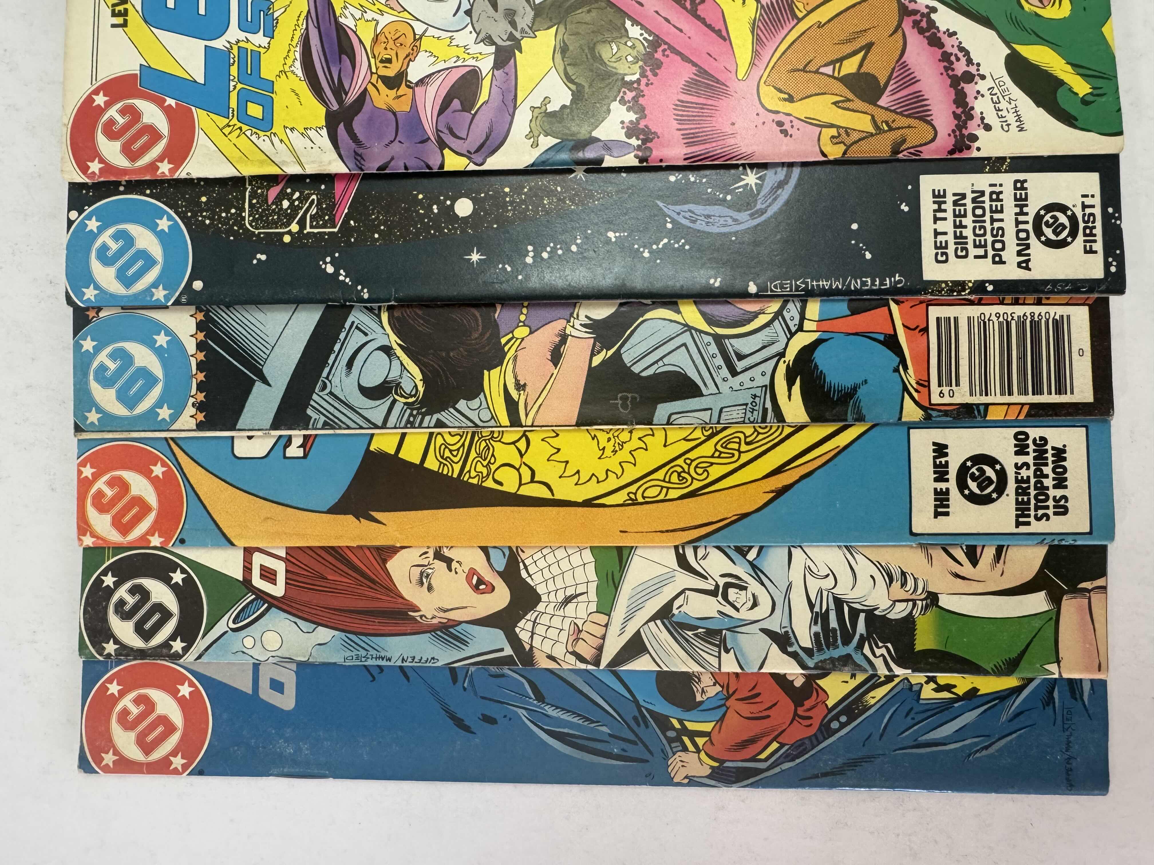 Photo 1 of 6- VINTAGE DC LEGION OF SUPER HEROES COMIC BOOKS