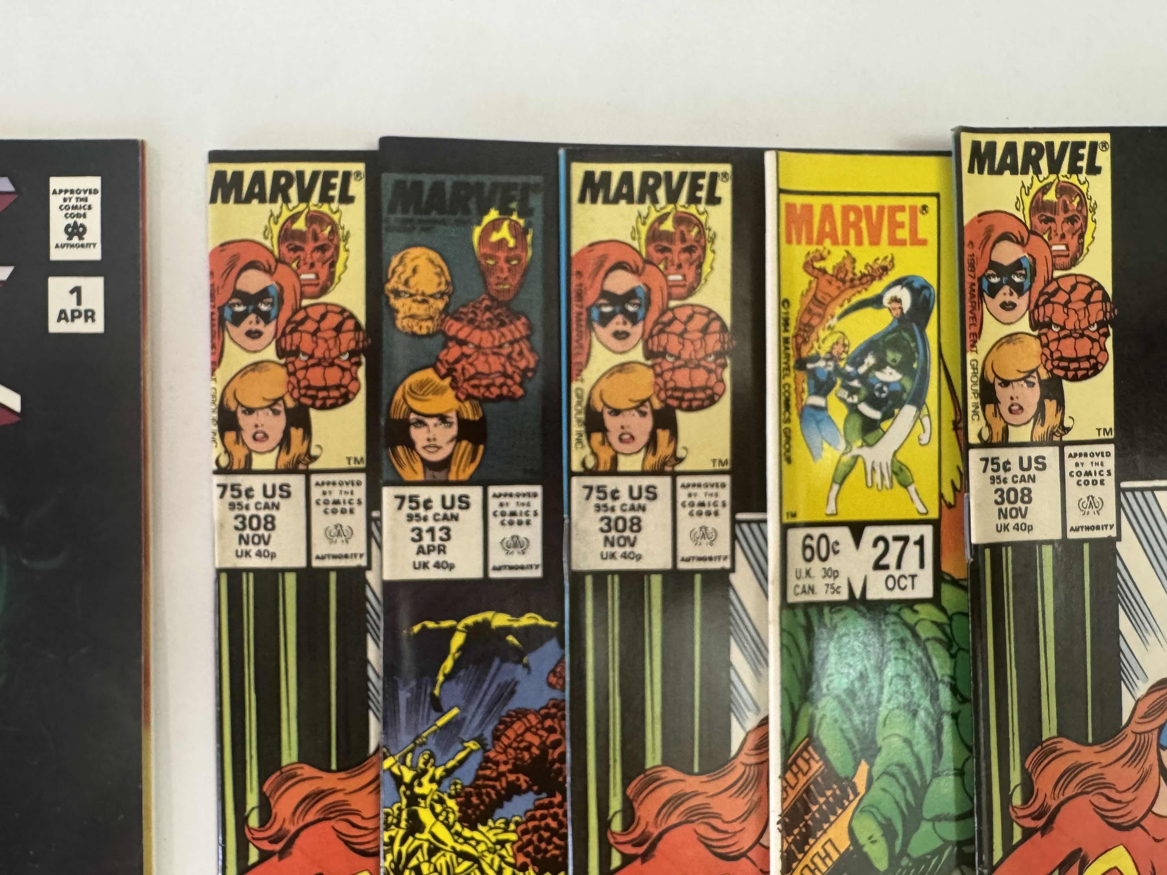 Photo 1 of 6- VINTAGE MARVEL COMIC BOOKS