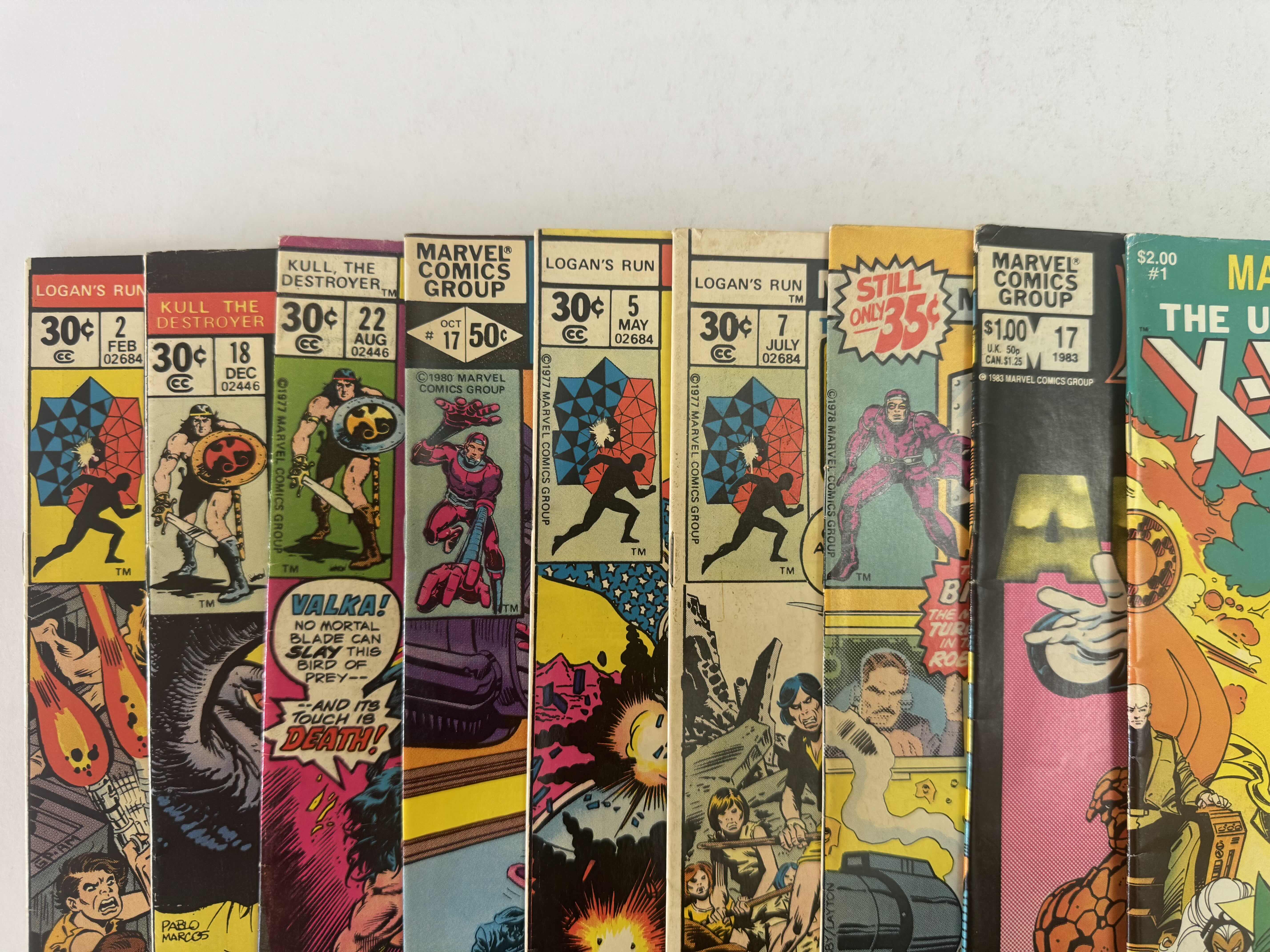 Photo 1 of 9- VINTAGE MARVEL COMIC BOOKS