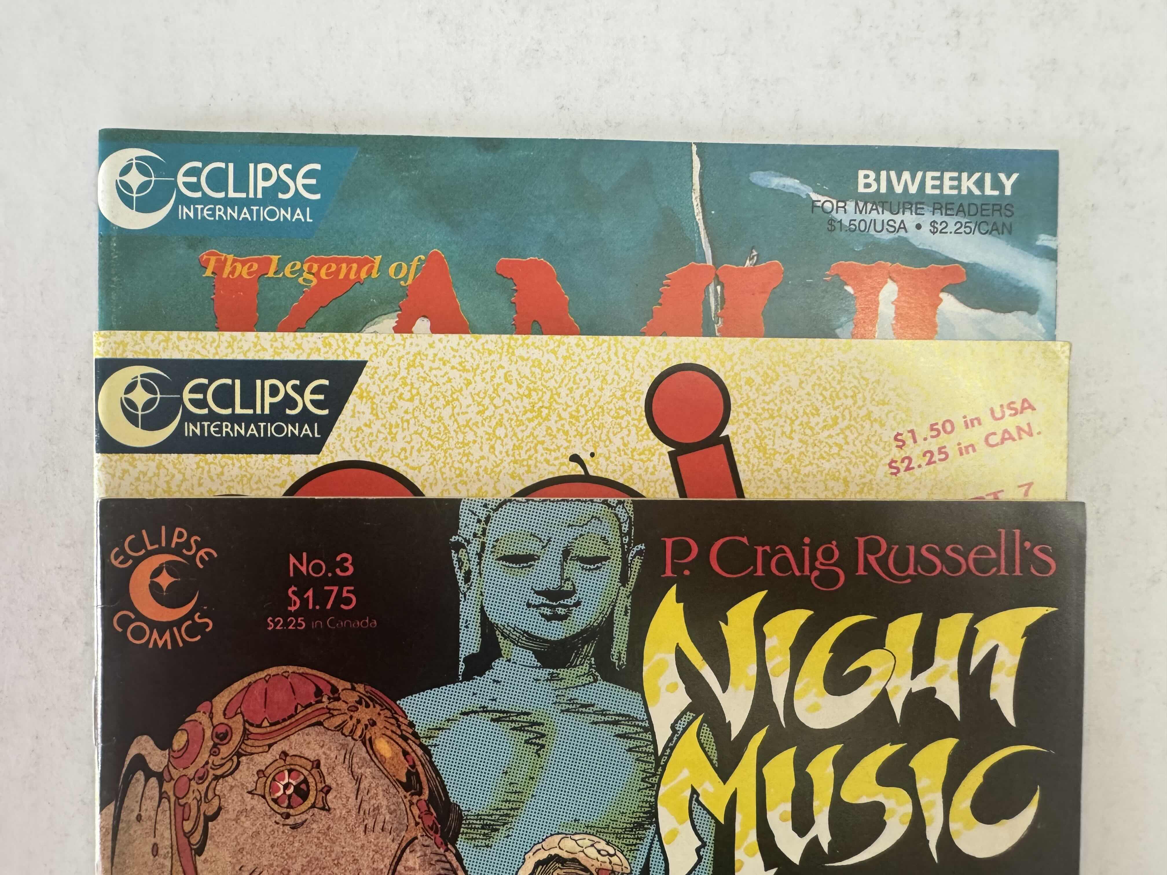 Photo 1 of 9- VINTAGE ECLIPSE COMIC BOOKS