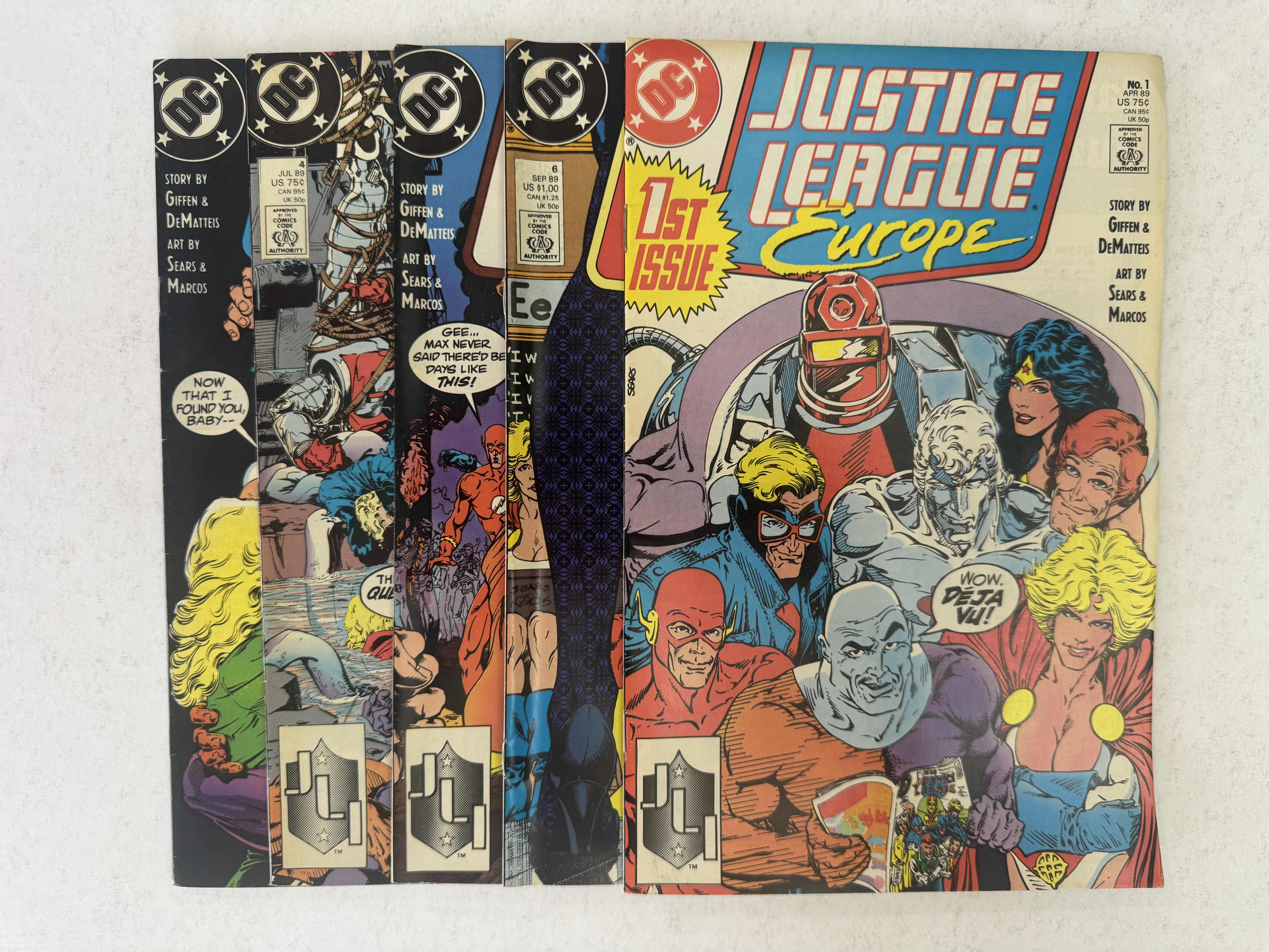 Photo 1 of 9- VINTAGE JUSTICE LEAGUE EUROPE COMIC BOOKS