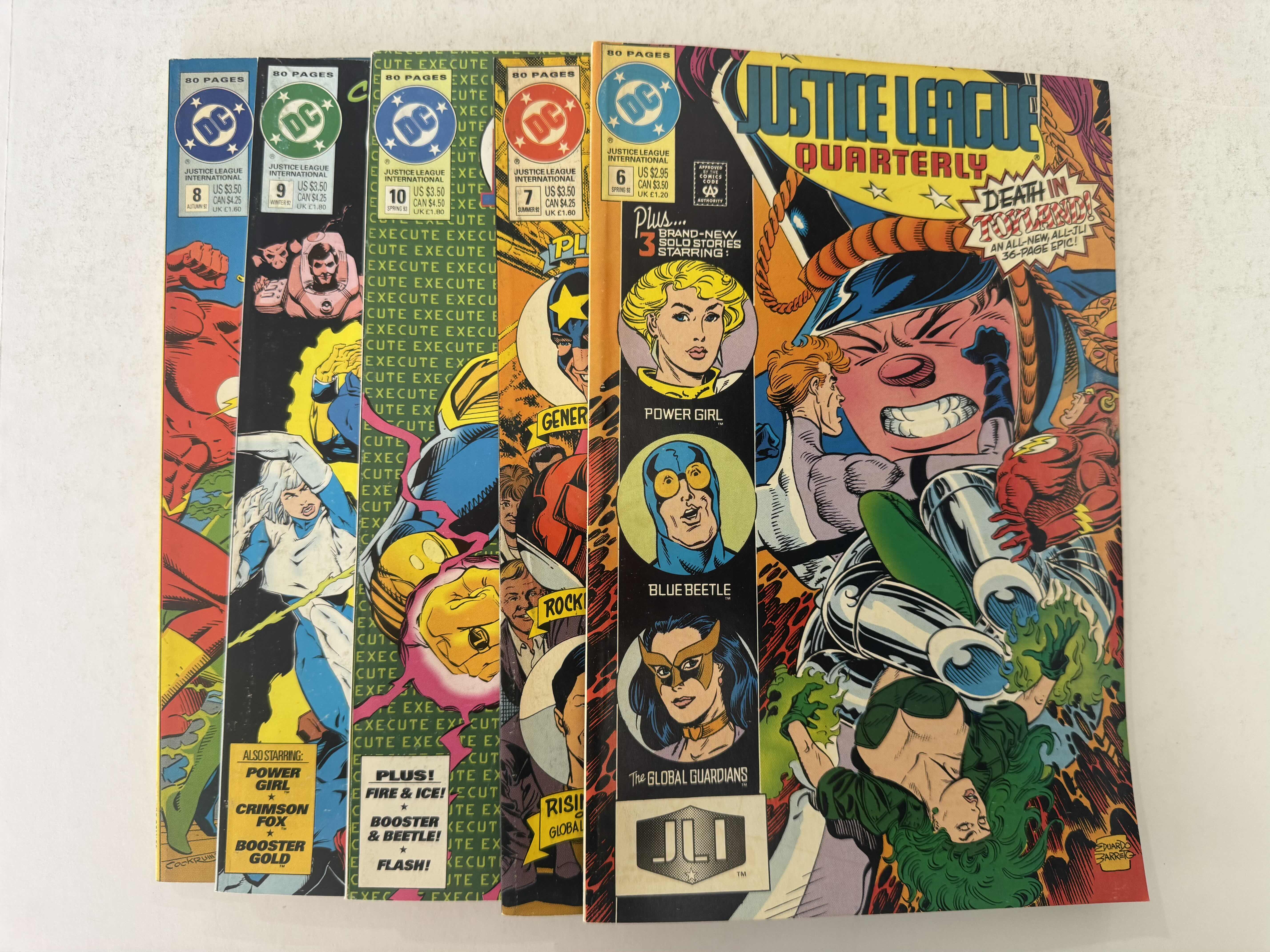 Photo 1 of 9- VINTAGE JUSTICE LEAGUE QUATERLY COMIC BOOKS, ISSUES 2-10