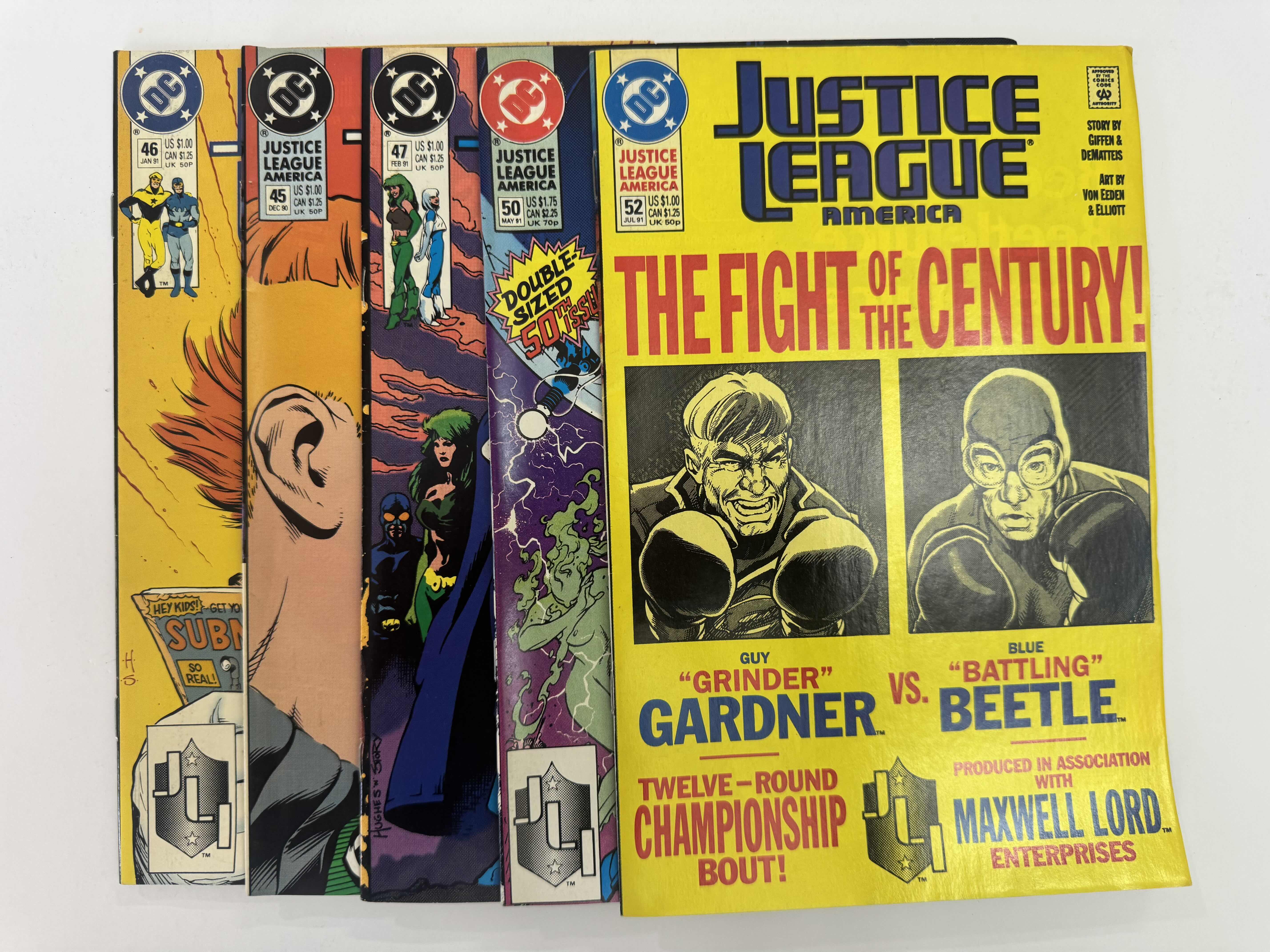 Photo 1 of 9- VINTAGE JUSTICE LEAGUE AMERICA COMIC BOOKS