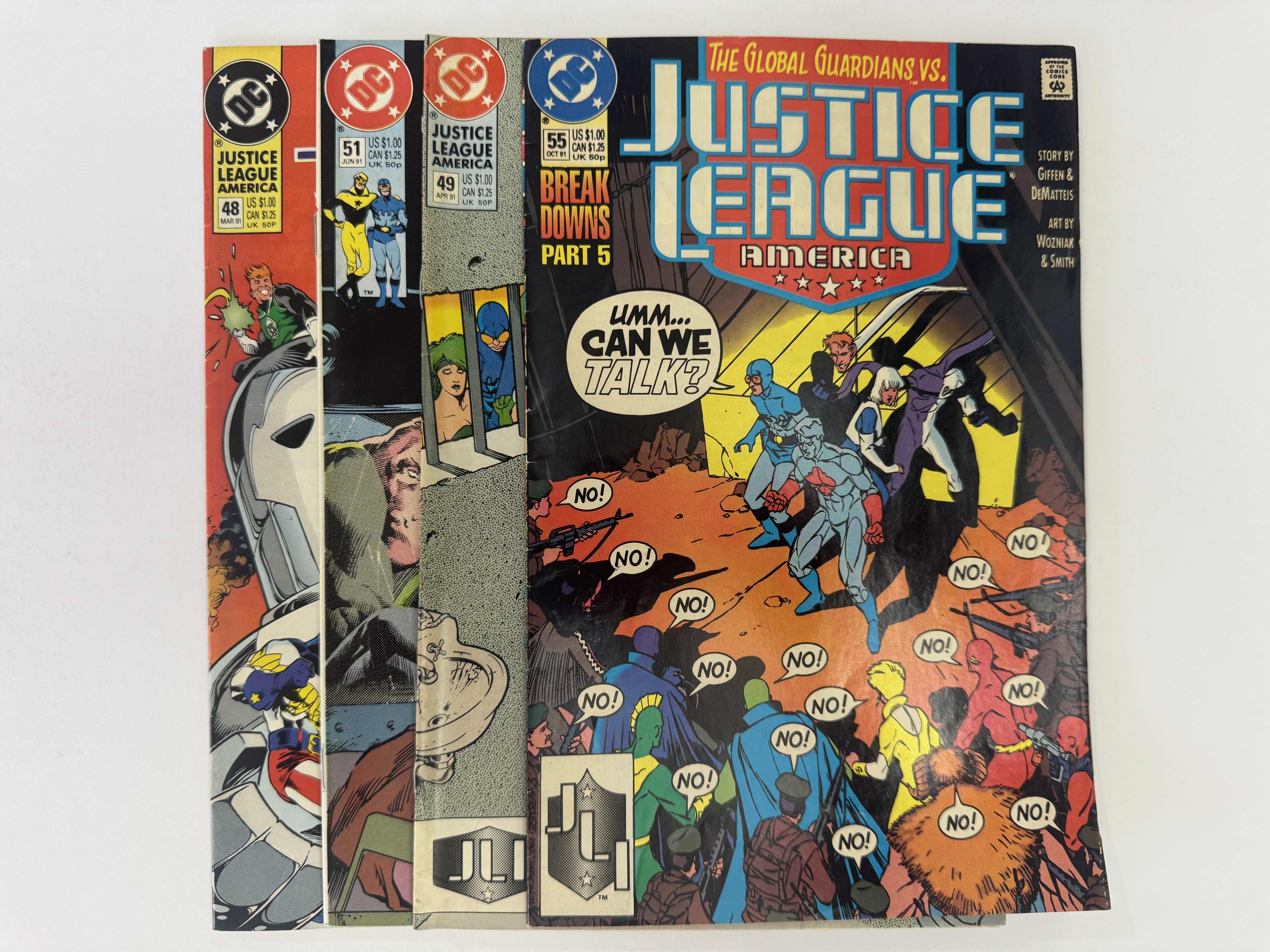 Photo 1 of 9- VINTAGE JUSTICE LEAGUE AMERICA COMIC BOOKS
