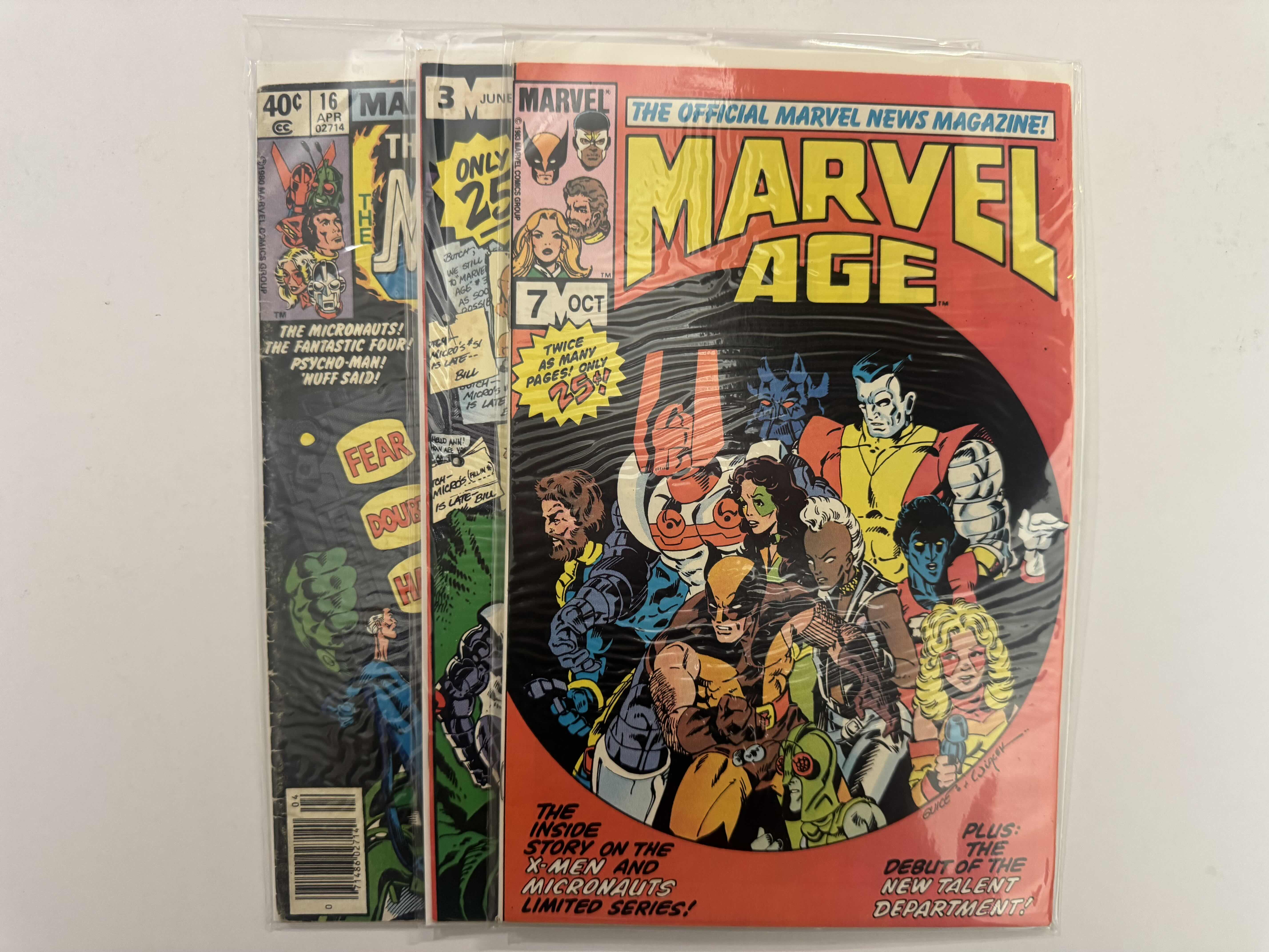 Photo 1 of 6- VINTAGE MARVEL COMIC BOOKS