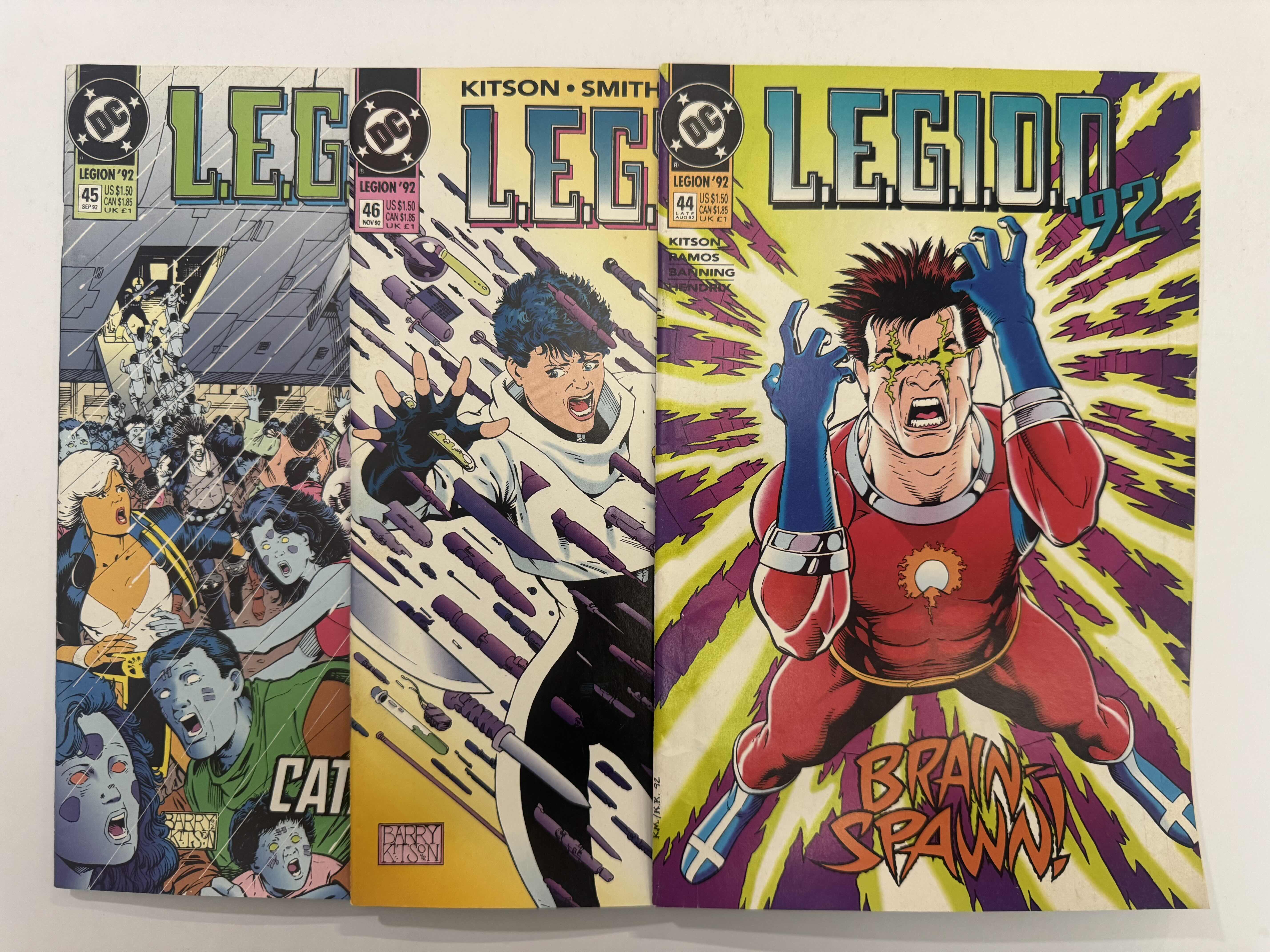 Photo 1 of 6- VINTAGE DC LEGION COMIC BOOKS