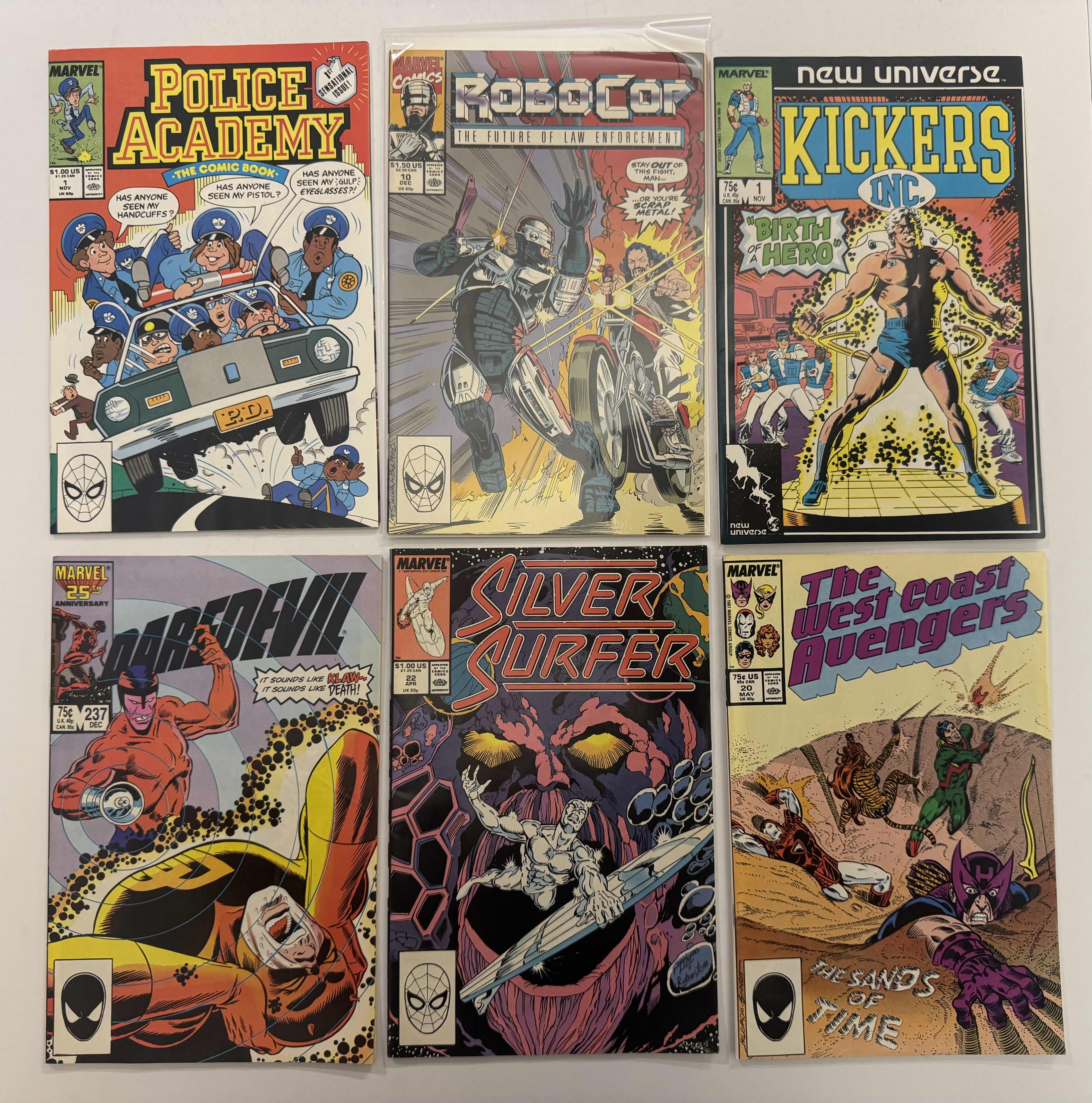 Photo 1 of 6- VINTAGE MARVEL COMIC BOOKS