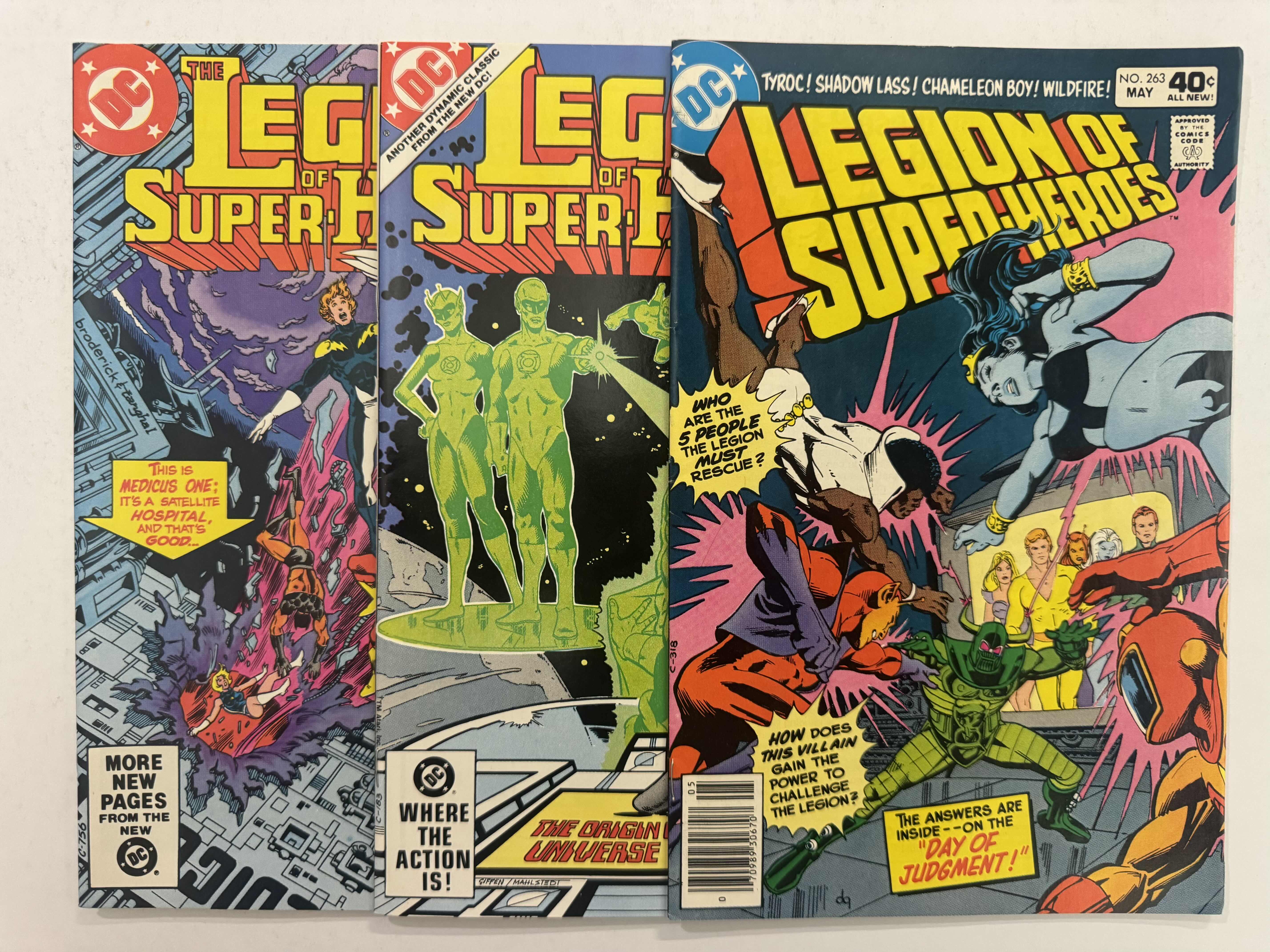 Photo 1 of 6- VINTAGE DC THE LEGION OF SUPER-HEROES COMIC BOOKS