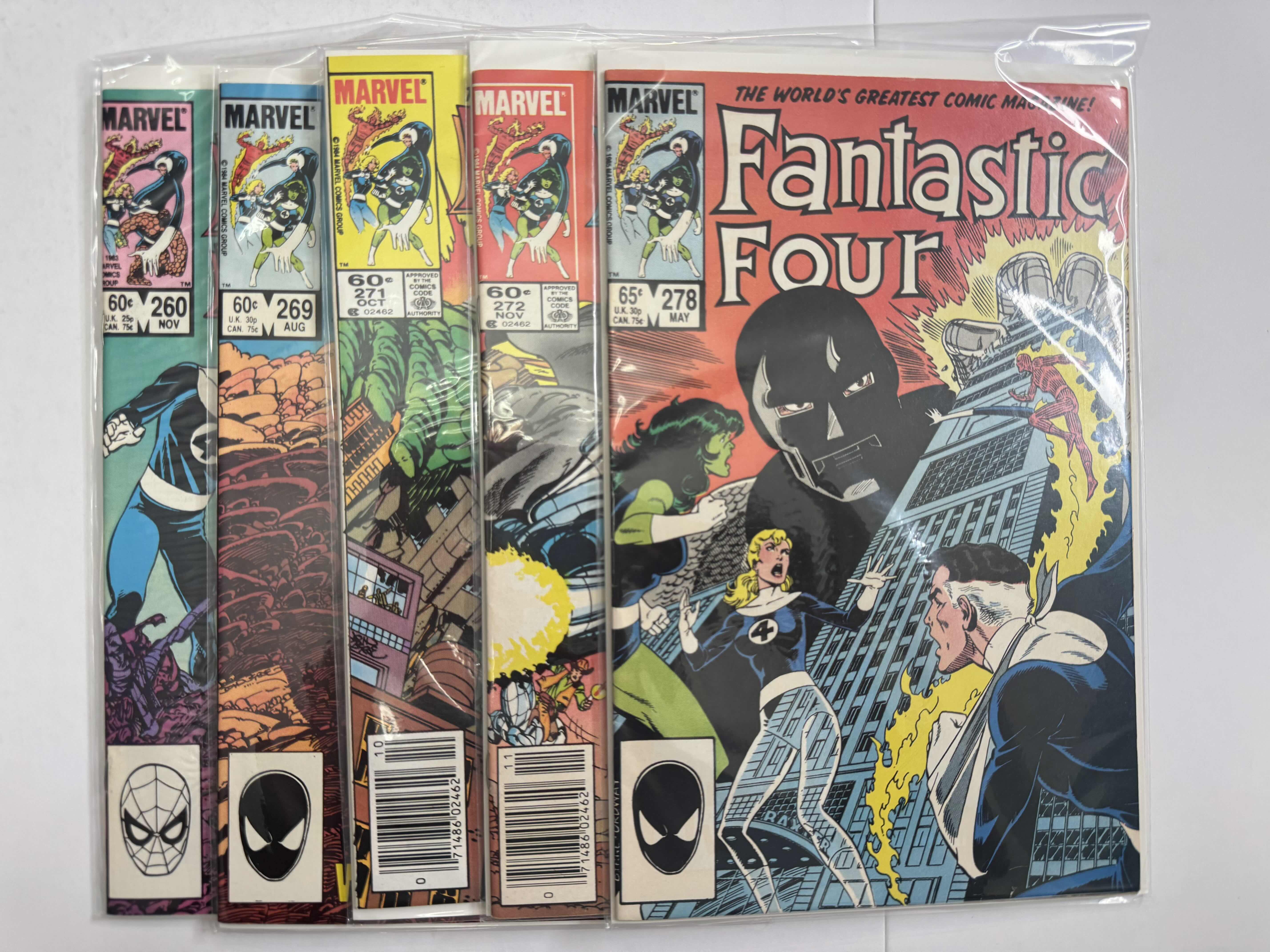 Photo 1 of 9-VINTAGE FANTASTIC FOUR COMIC BOOKS