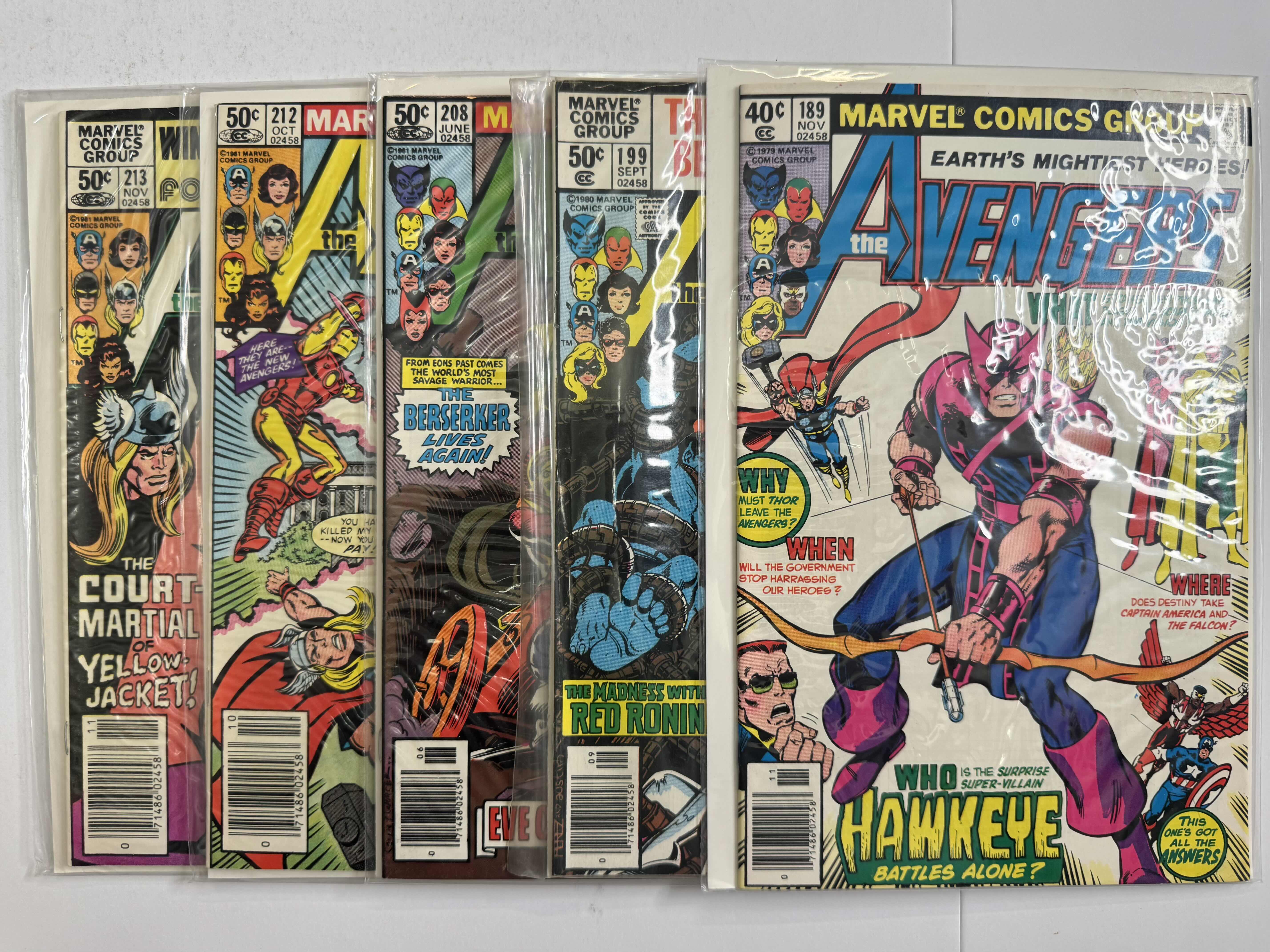 Photo 1 of 9- VINTAGE THE AVENGERS MARVEL COMIC BOOKS