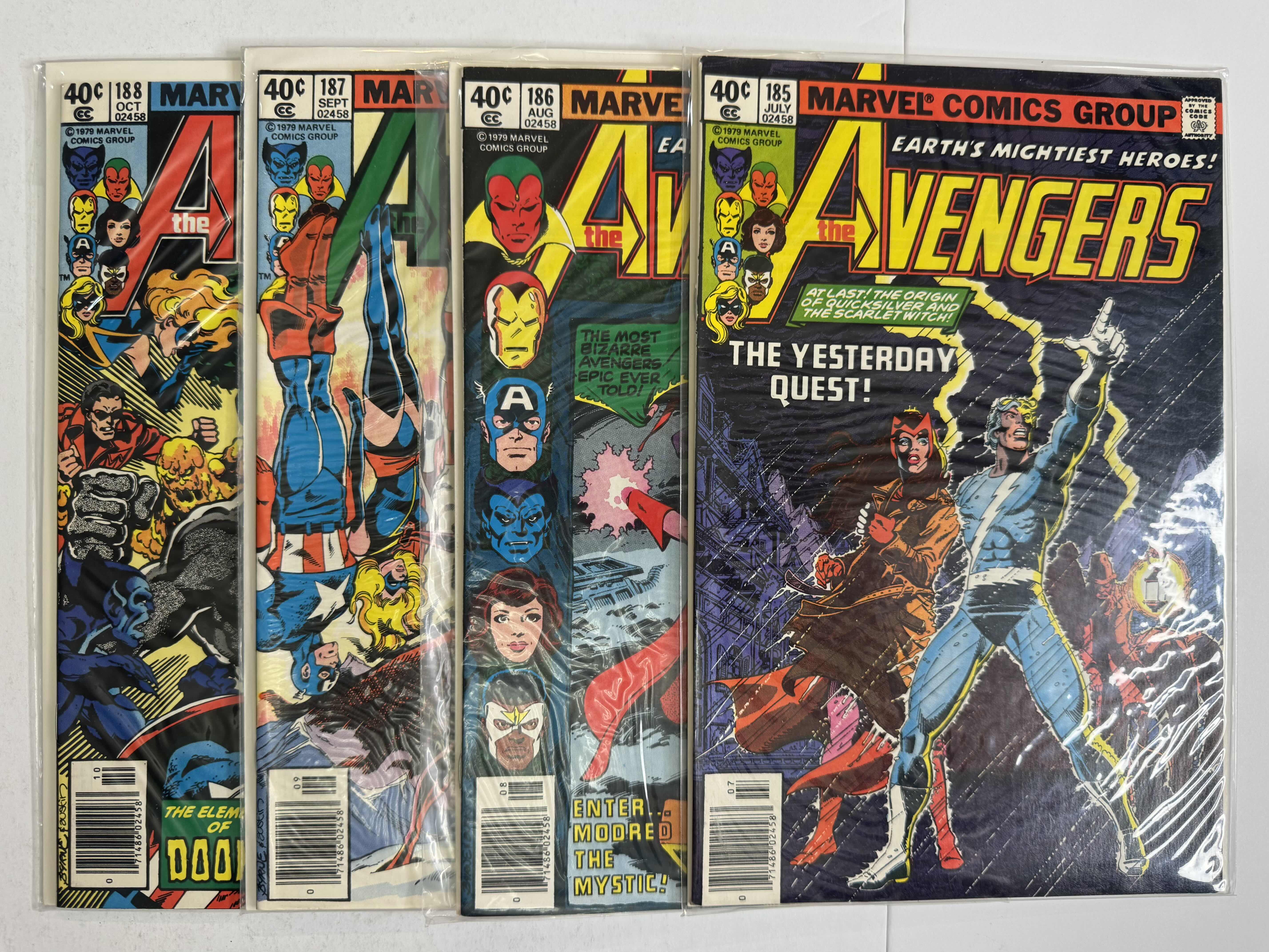 Photo 1 of 9- VINTAGE THE AVENGERS MARVEL COMIC BOOKS