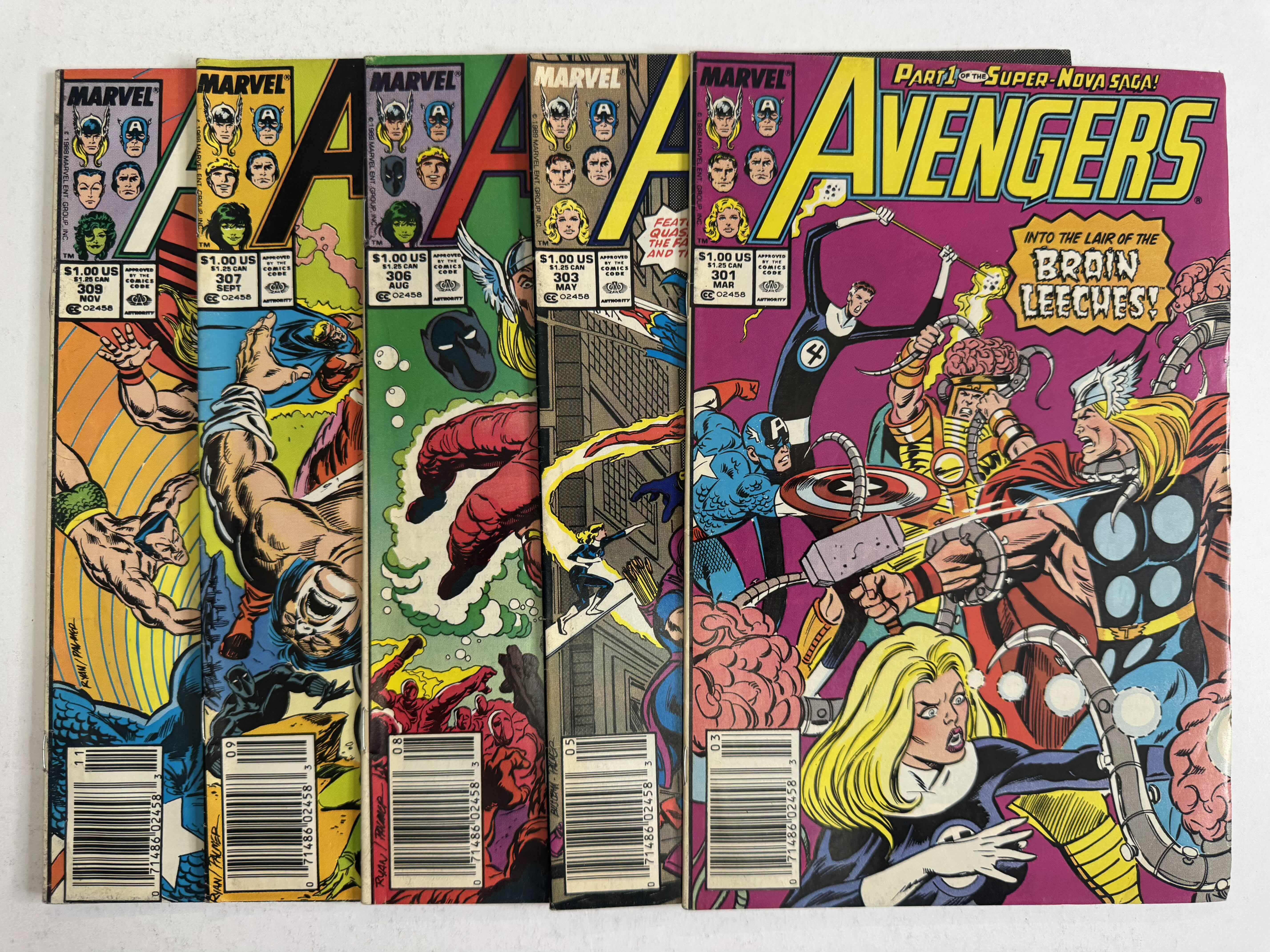 Photo 1 of 9- VINTAGE THE AVENGERS MARVEL COMIC BOOKS