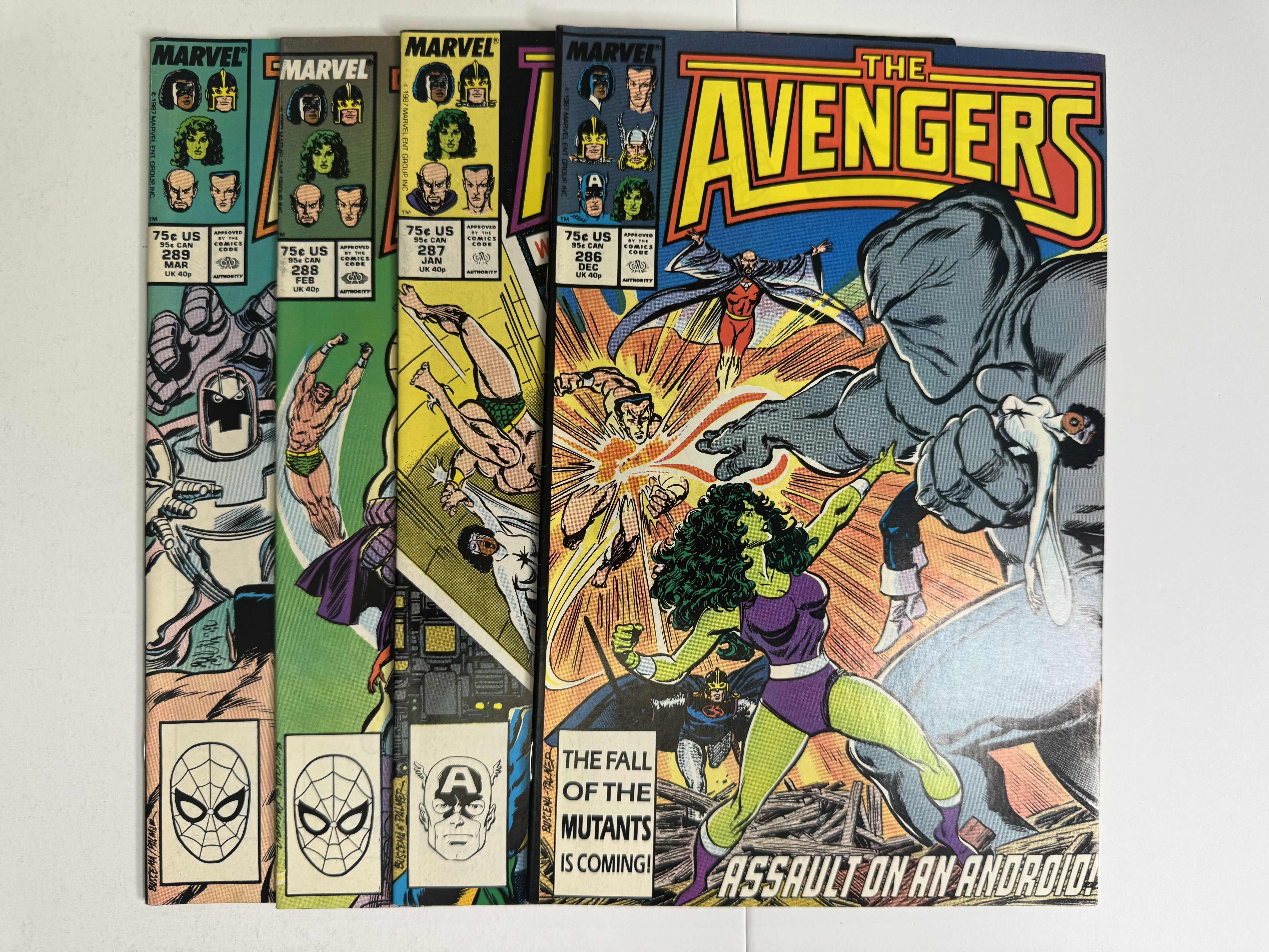 Photo 1 of 9- VINTAGE THE AVENGERS MARVEL COMIC BOOKS