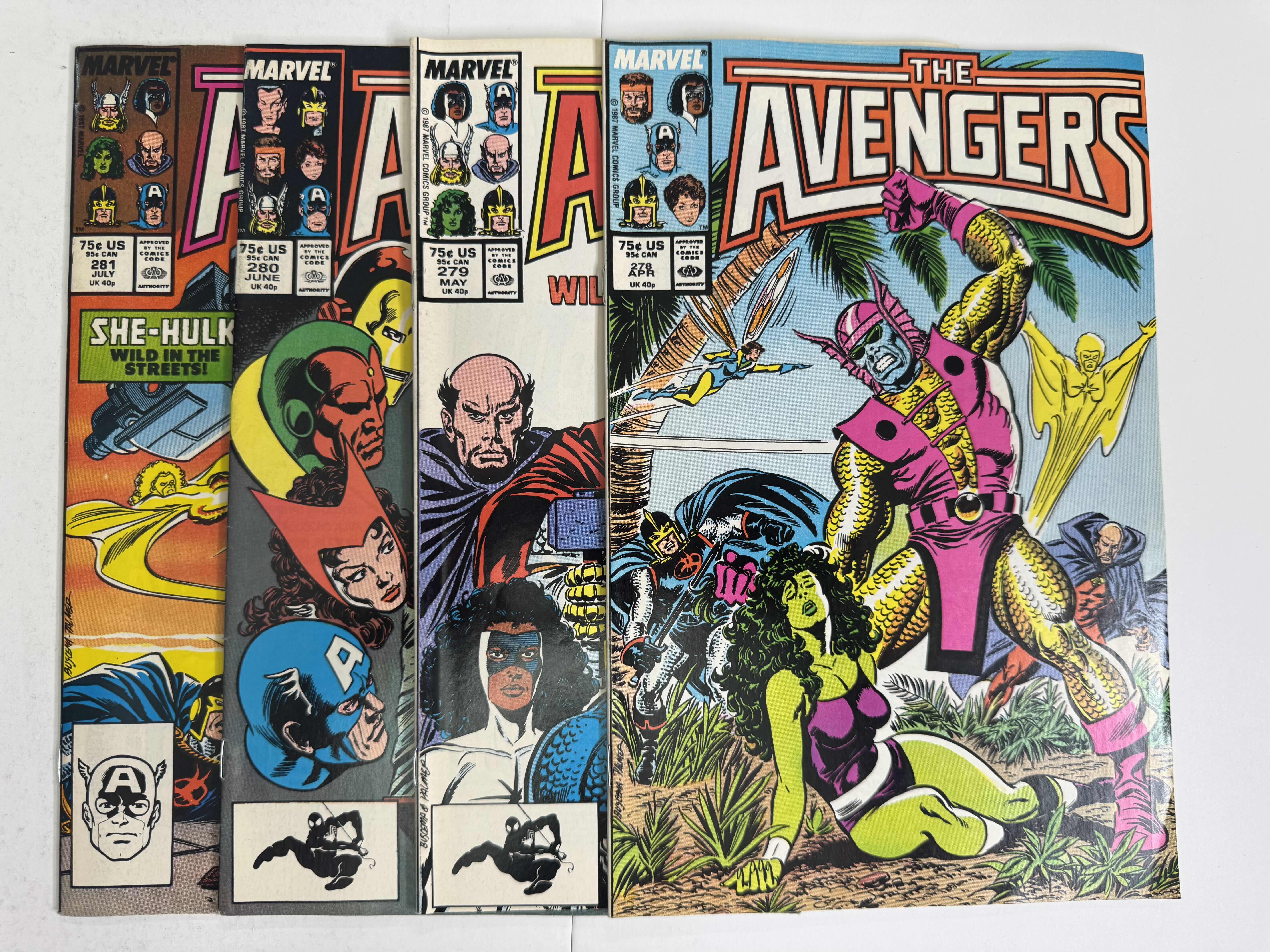 Photo 1 of 9- VINTAGE THE AVENGERS MARVEL COMIC BOOKS