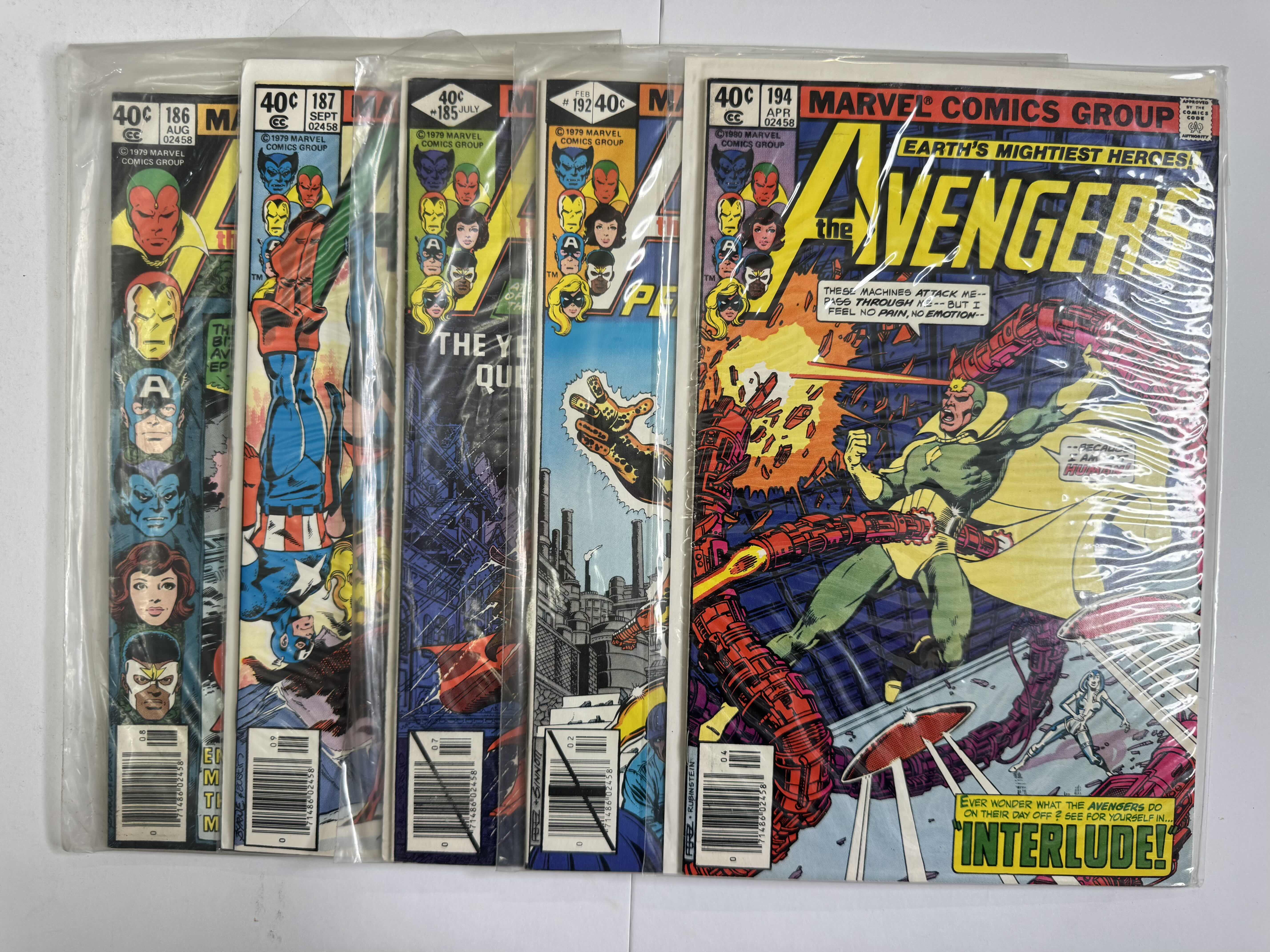 Photo 1 of 9- VINTAGE THE AVENGERS MARVEL COMIC BOOKS