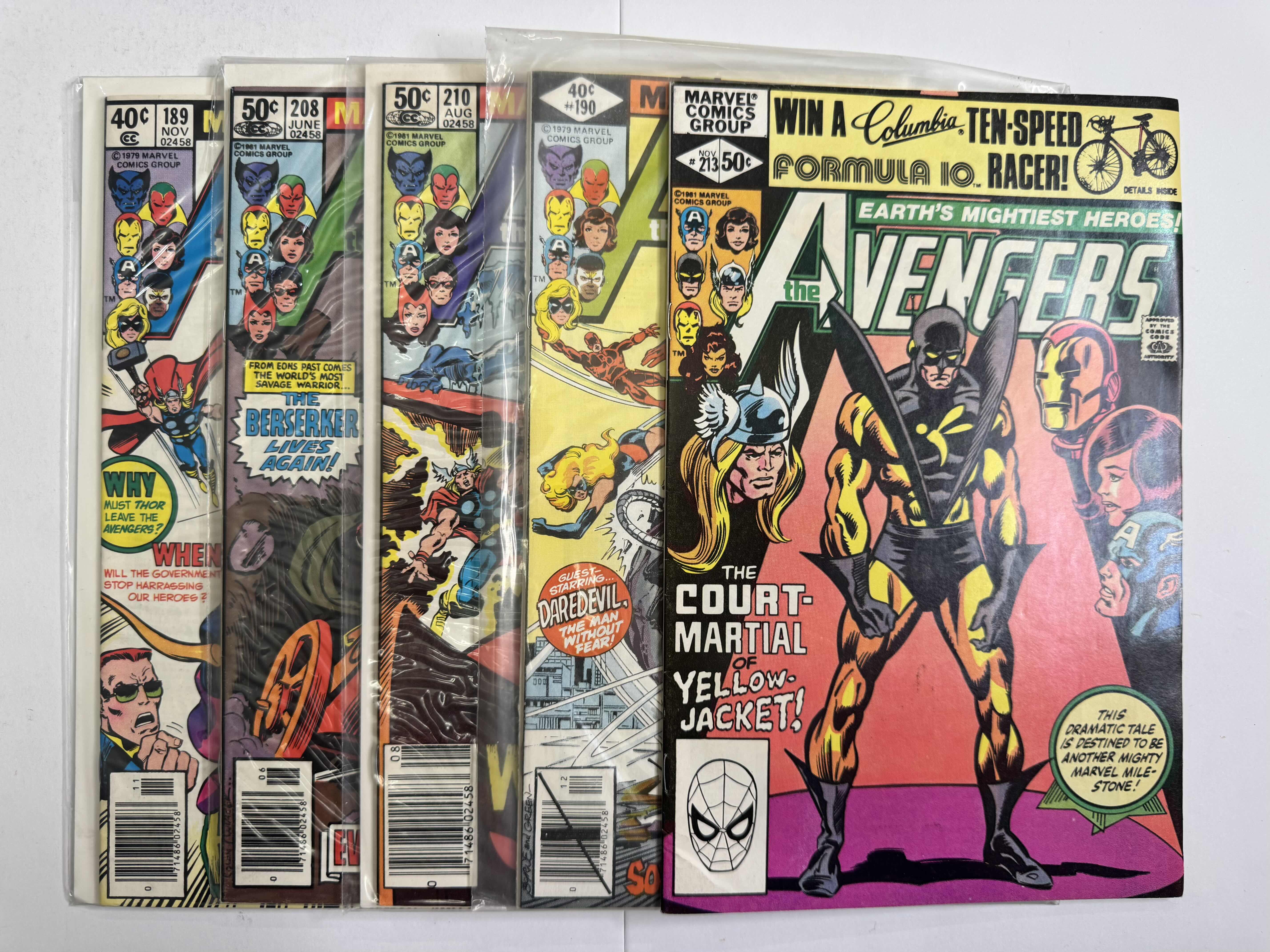 Photo 1 of 9- VINTAGE THE AVENGERS MARVEL COMIC BOOKS