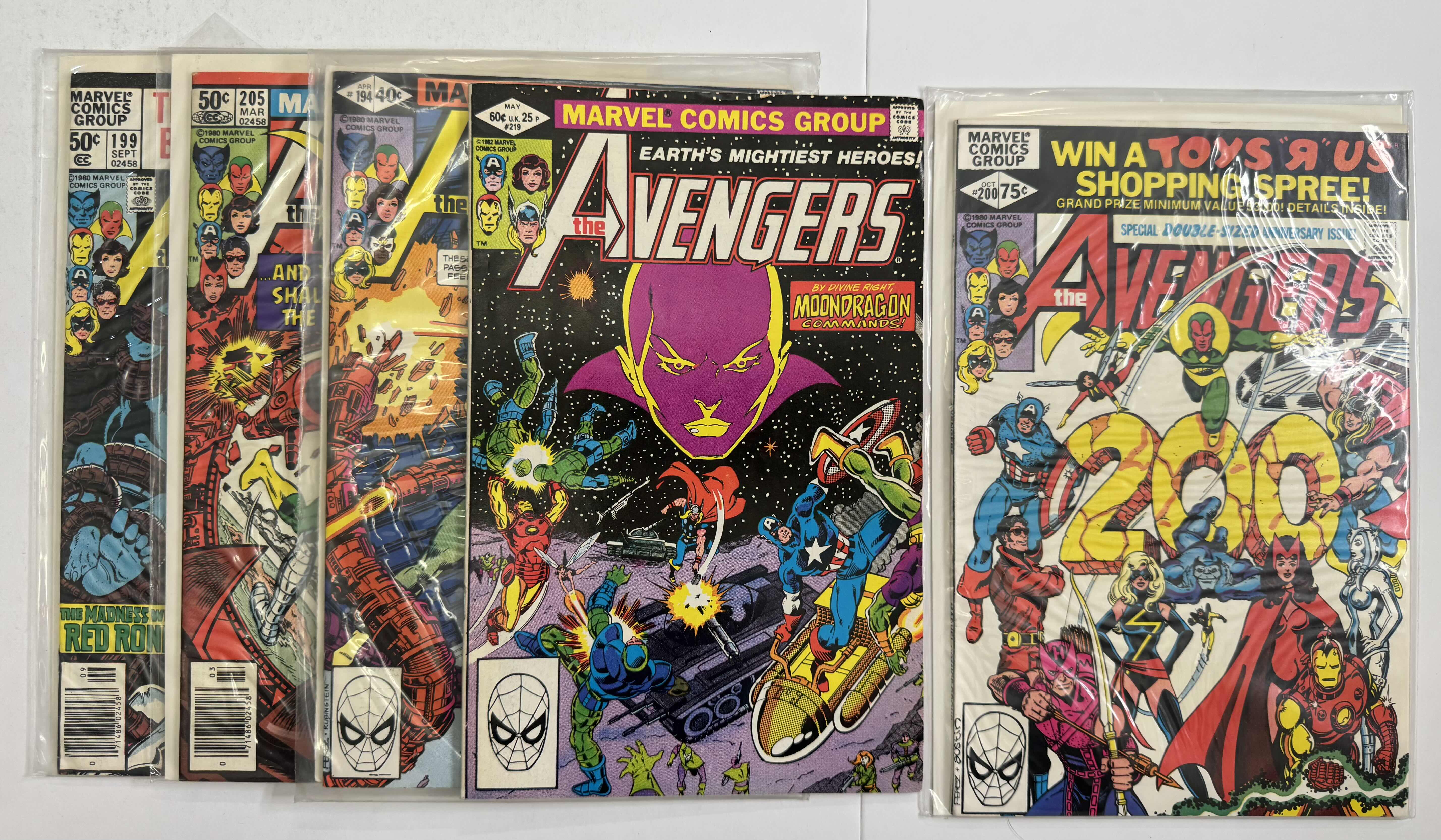 Photo 1 of 9- VINTAGE THE AVENGERS MARVEL COMIC BOOKS
