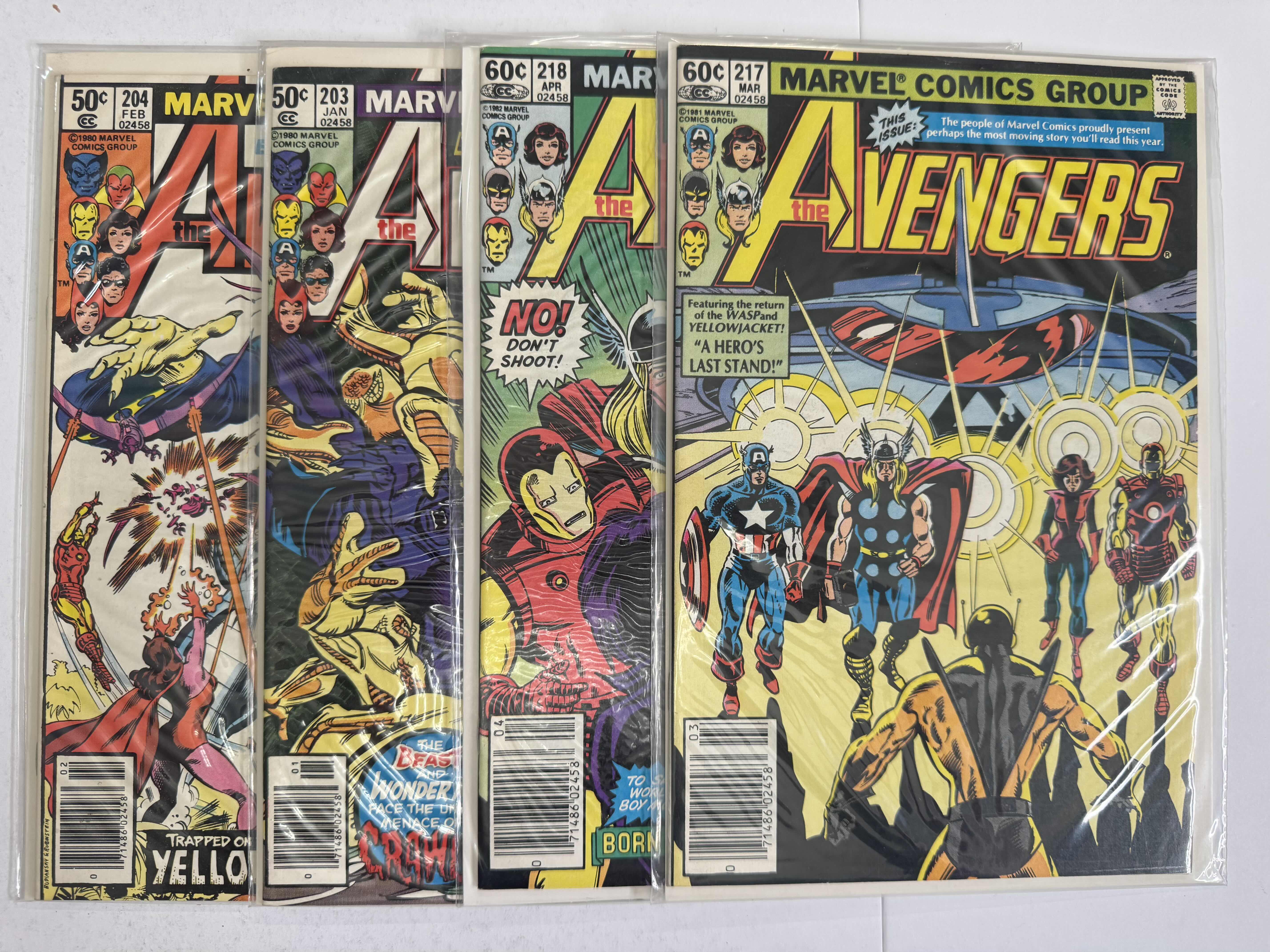 Photo 1 of 9- VINTAGE THE AVENGERS MARVEL COMIC BOOKS
