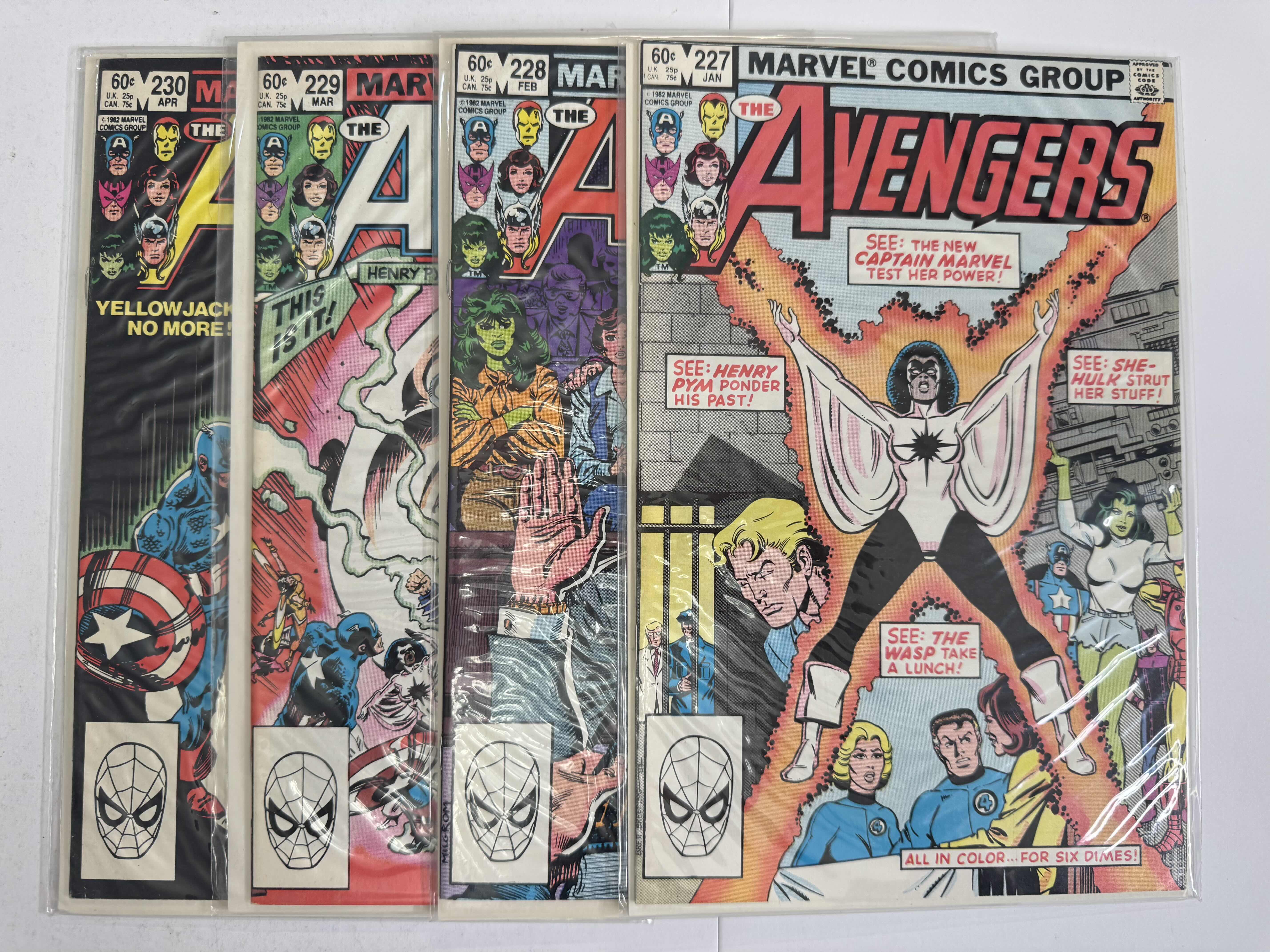 Photo 1 of 9- VINTAGE THE AVENGERS MARVEL COMIC BOOKS