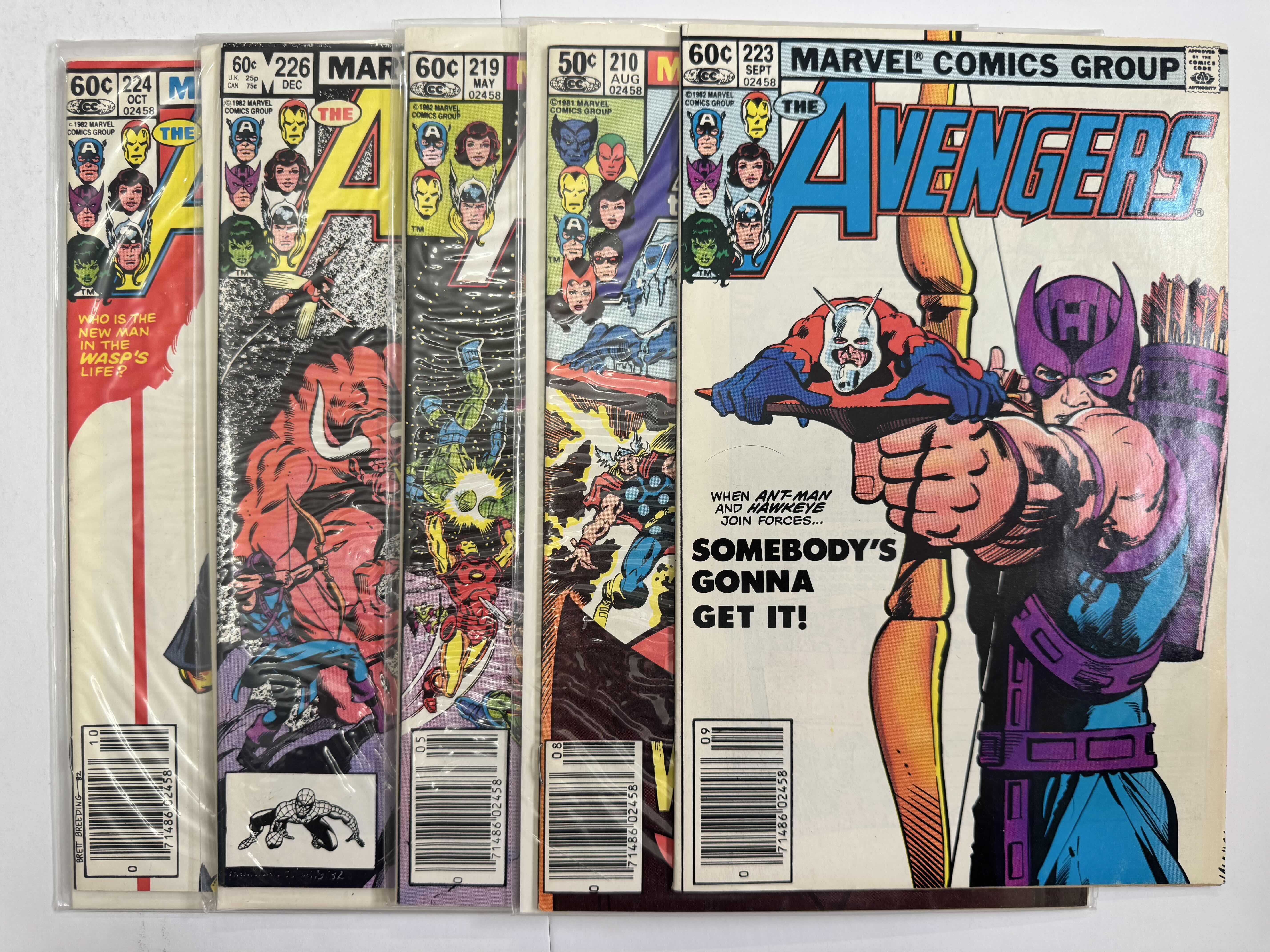 Photo 1 of 9- VINTAGE THE AVENGERS MARVEL COMIC BOOKS