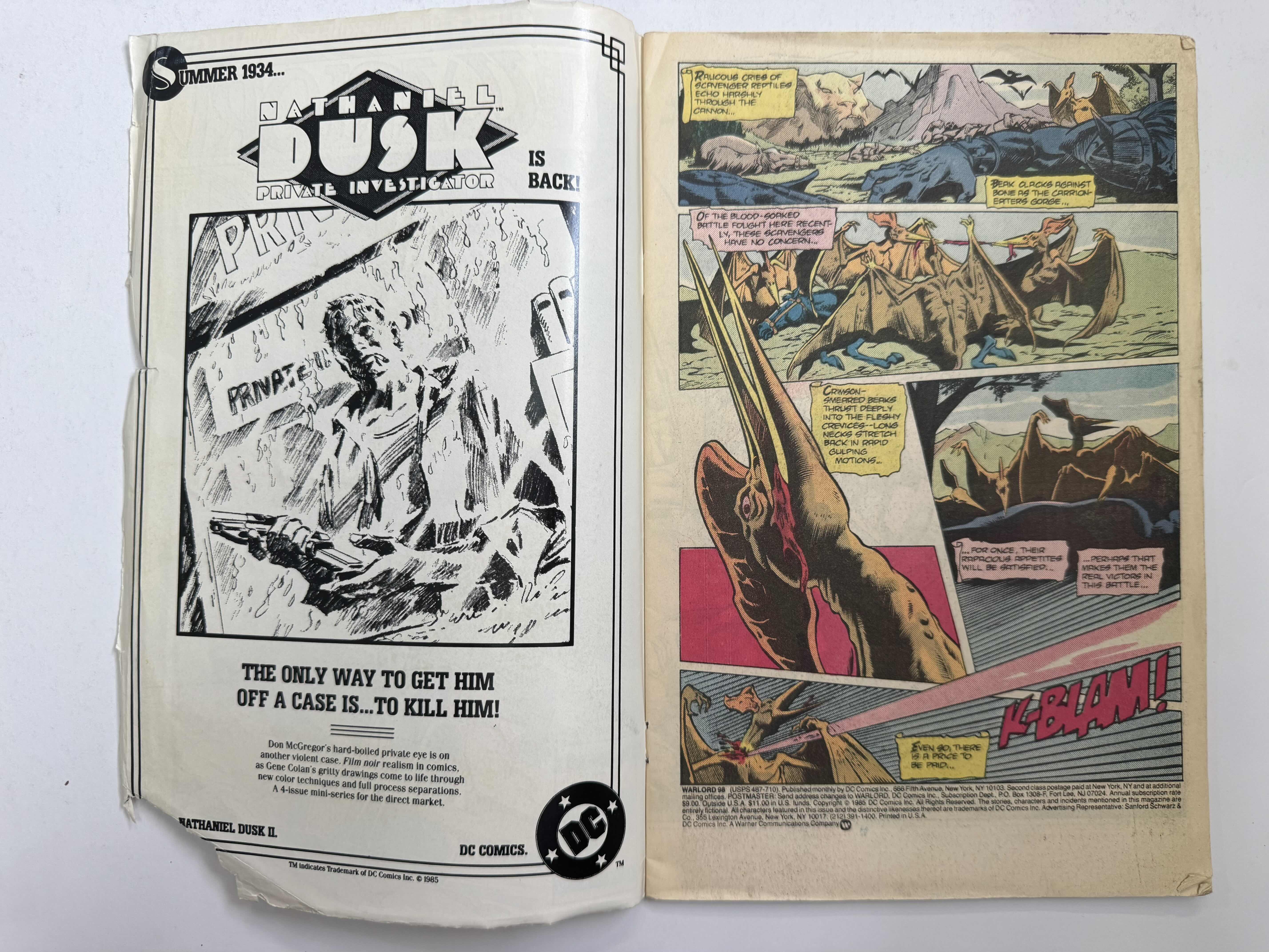 Photo 1 of 9- VINTAGE DC THE WARLORD COMIC BOOKS
