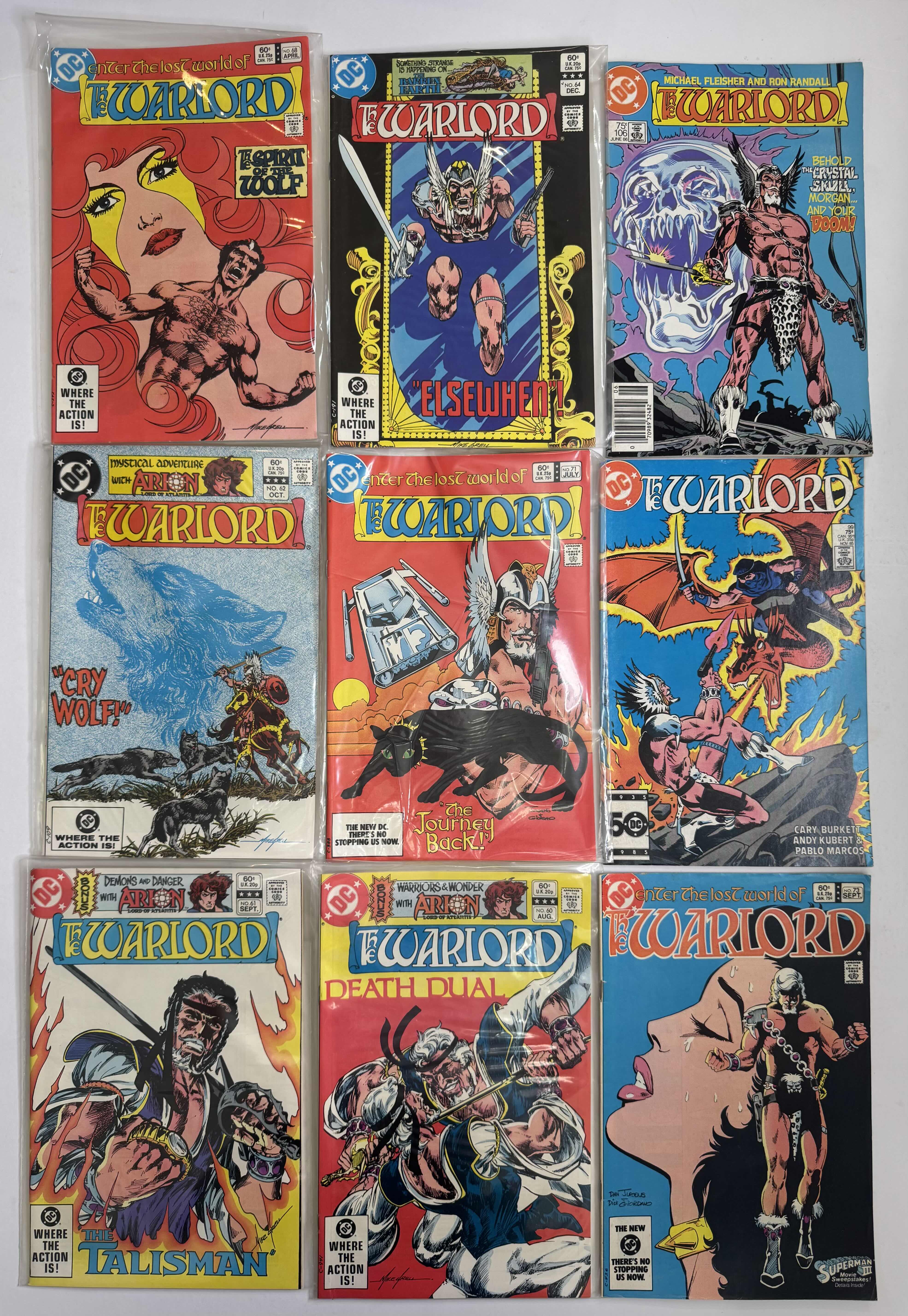 Photo 1 of 9- VINTAGE DC THE WARLORD COMIC BOOKS
