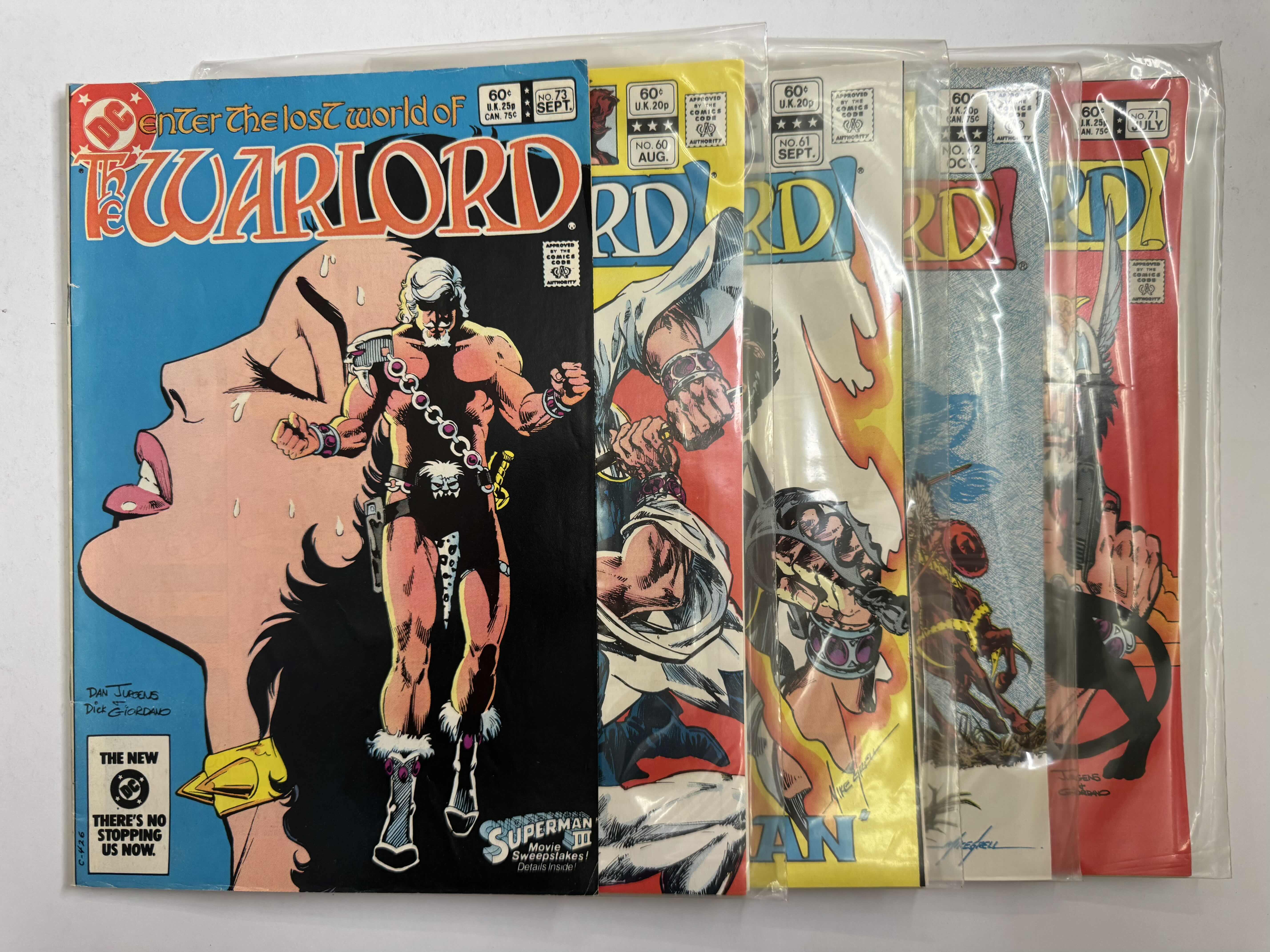 Photo 1 of 9- VINTAGE DC THE WARLORD COMIC BOOKS