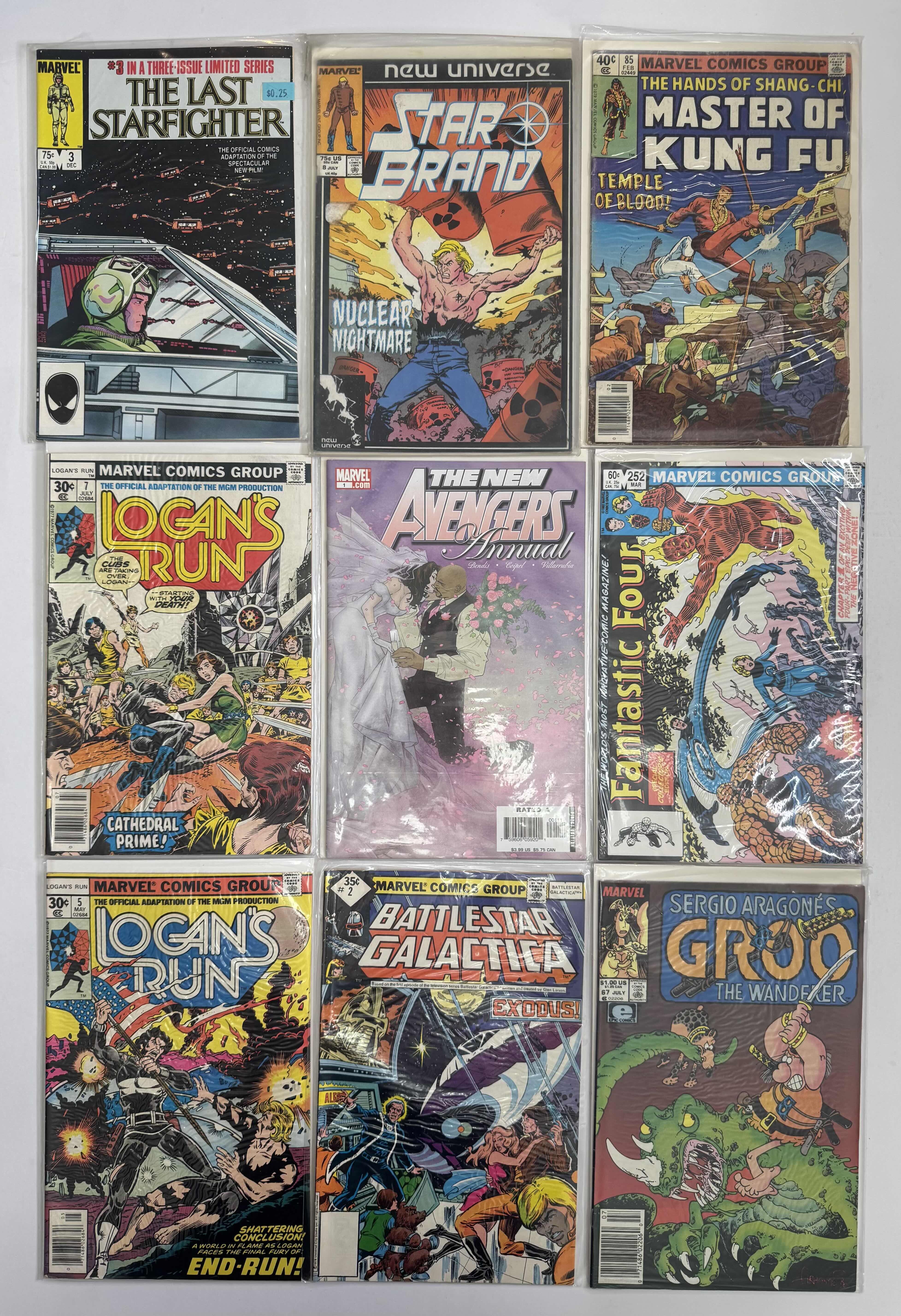 Photo 1 of 9- VINTAGE MARVEL COMIC BOOKS