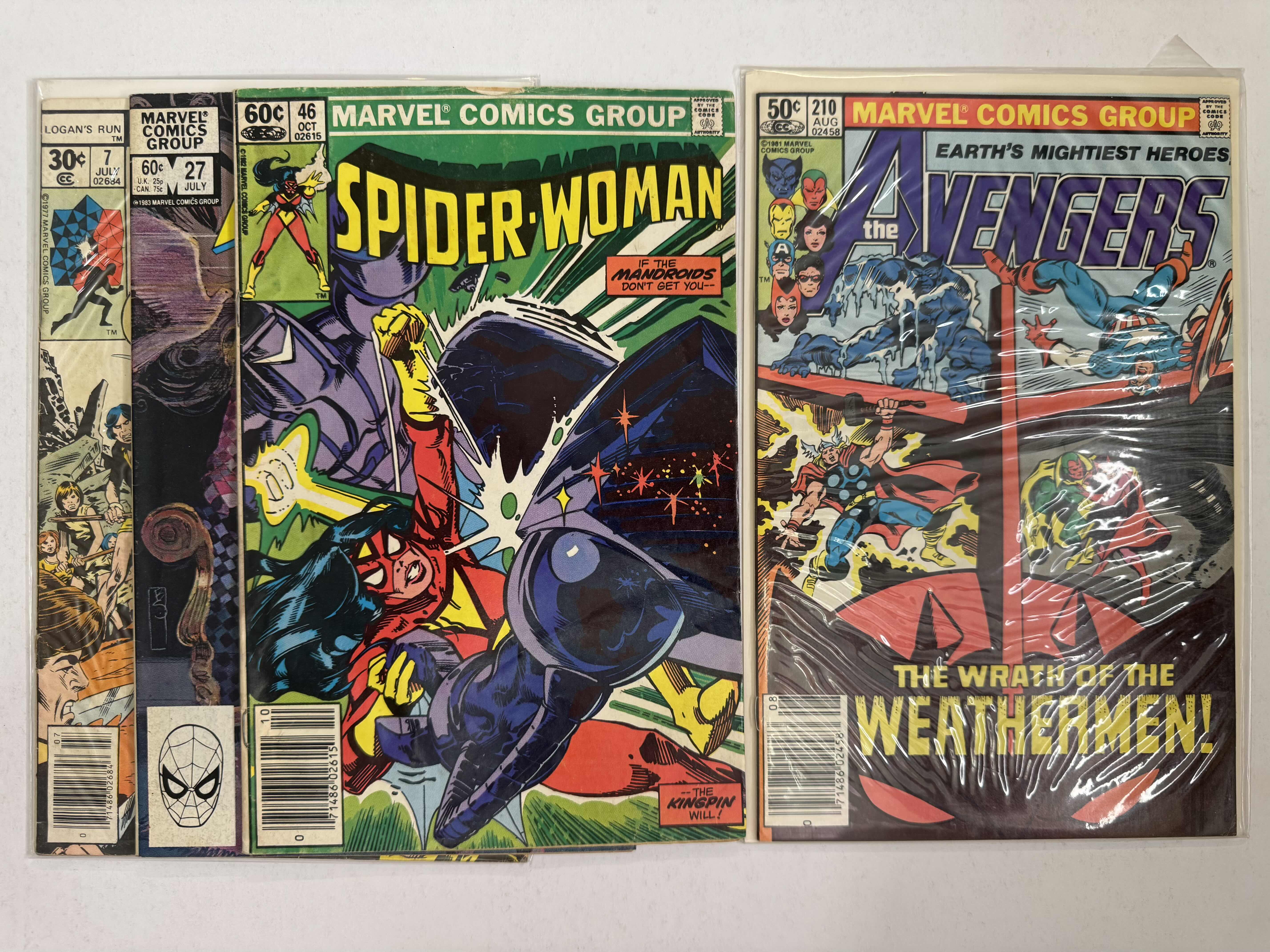 Photo 1 of 9- VINTAGE MARVEL COMIC BOOKS