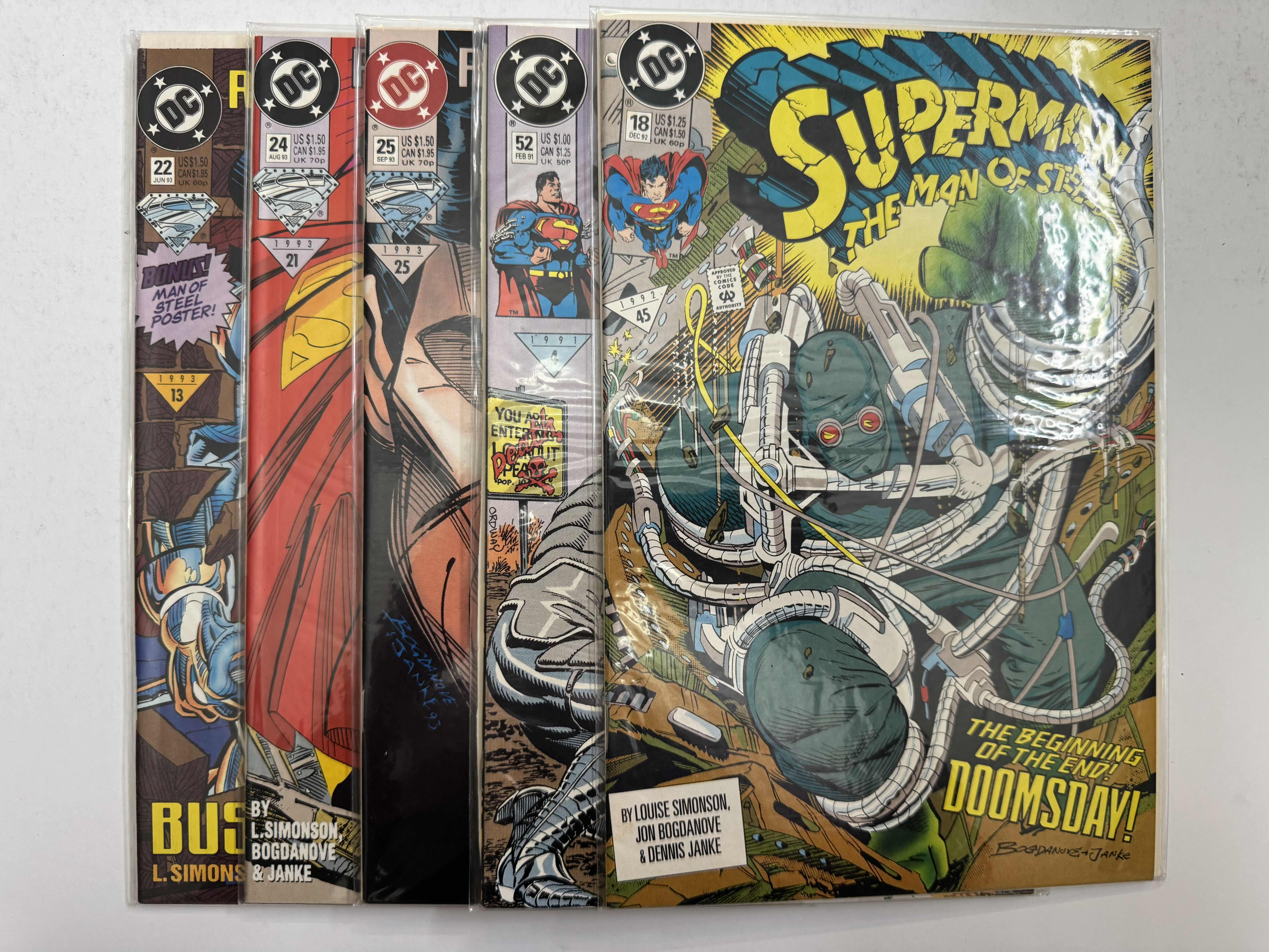 Photo 1 of 9- VINTAGE DC SUPERMAN COMIC BOOKS