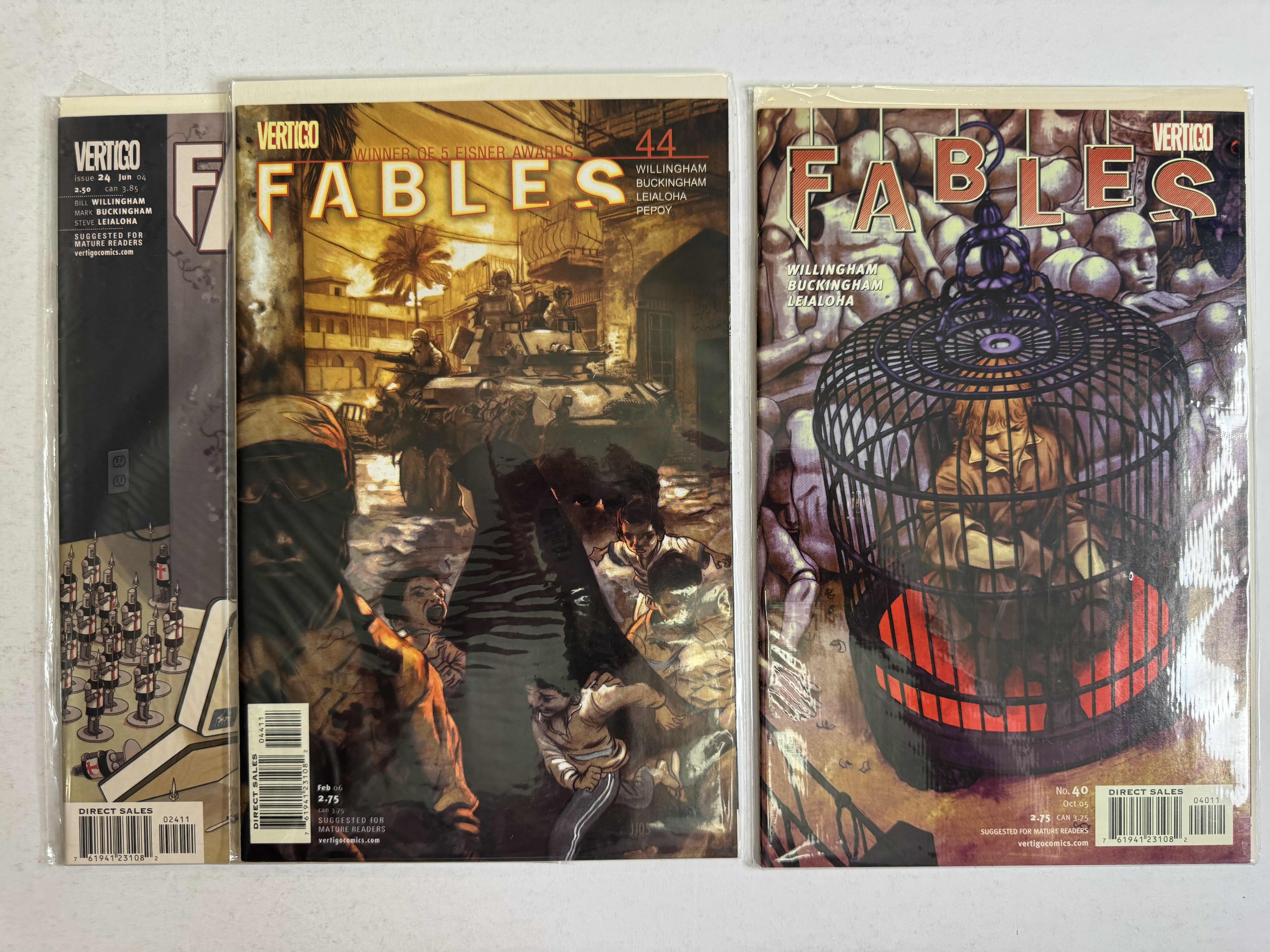 Photo 1 of 6- VINTAGE VERTIGO FABLES COMIC BOOKS