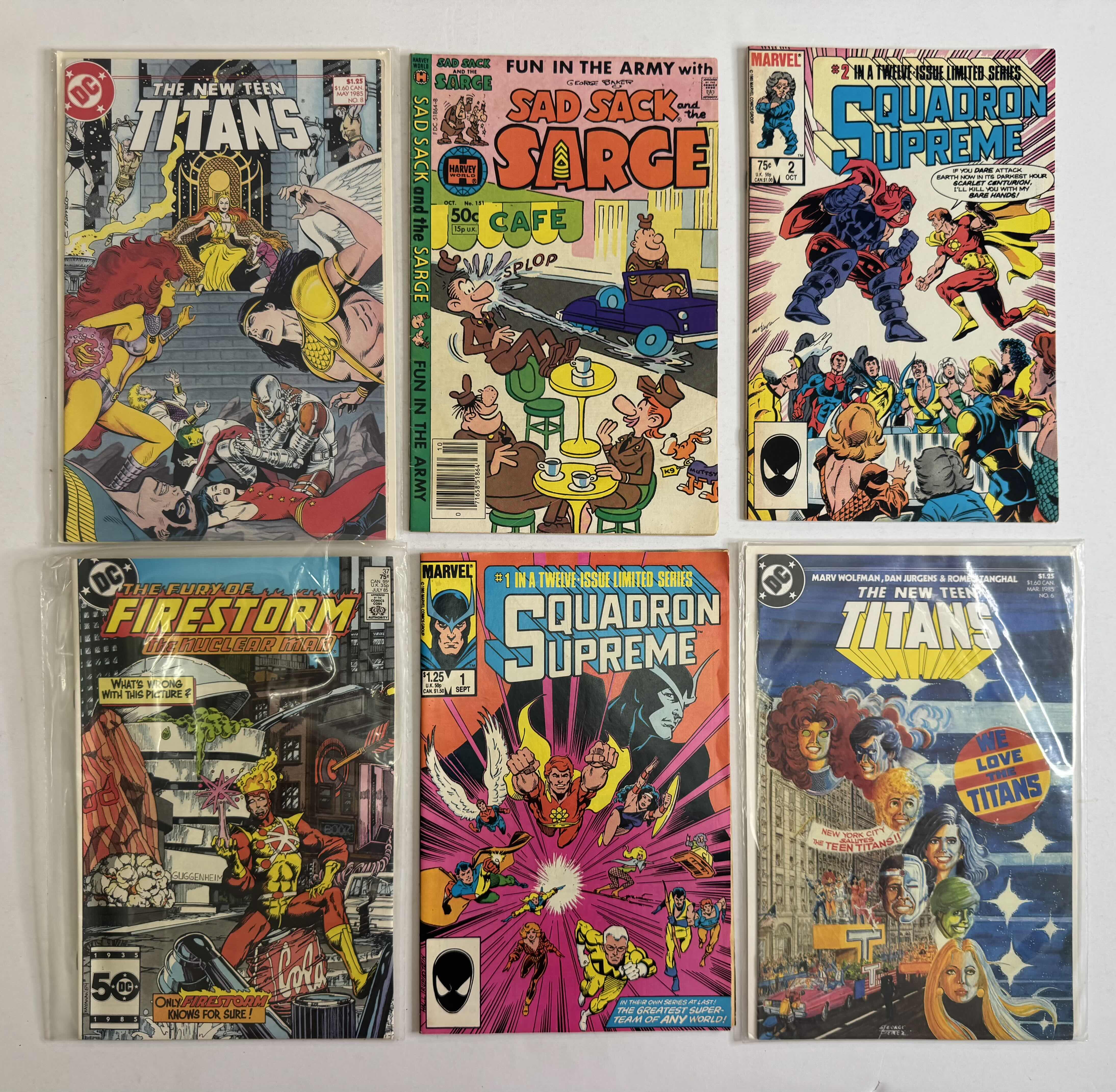 Photo 1 of 6- VINTAGE ASSORTED COMIC BOOKS